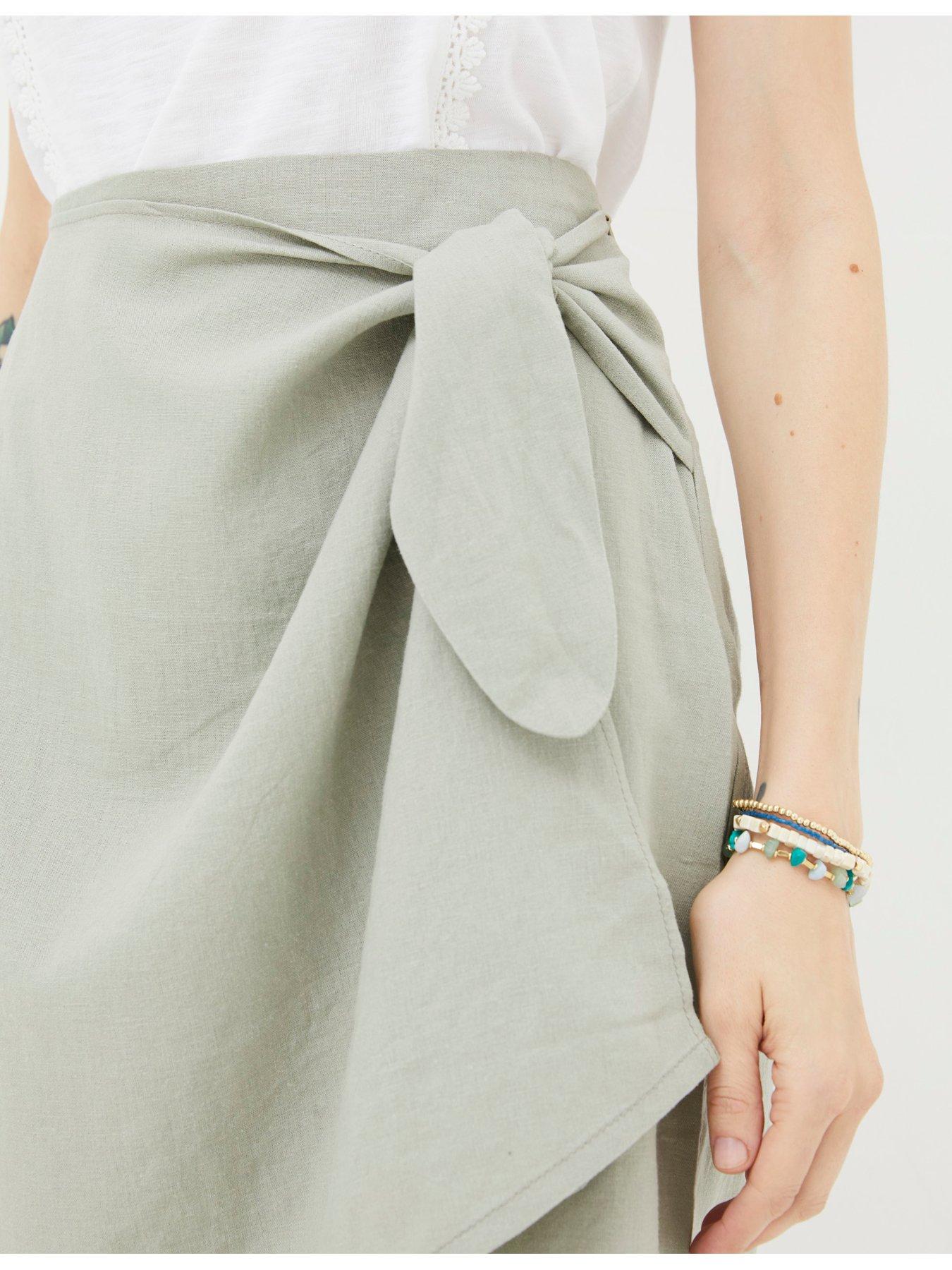 fatface-mia-linen-blend-skirt-greenoutfit