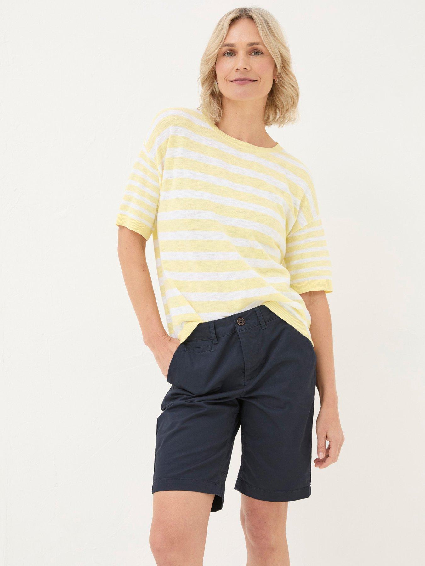 fatface-sorbet-linen-stripe-t-shirt-yellow