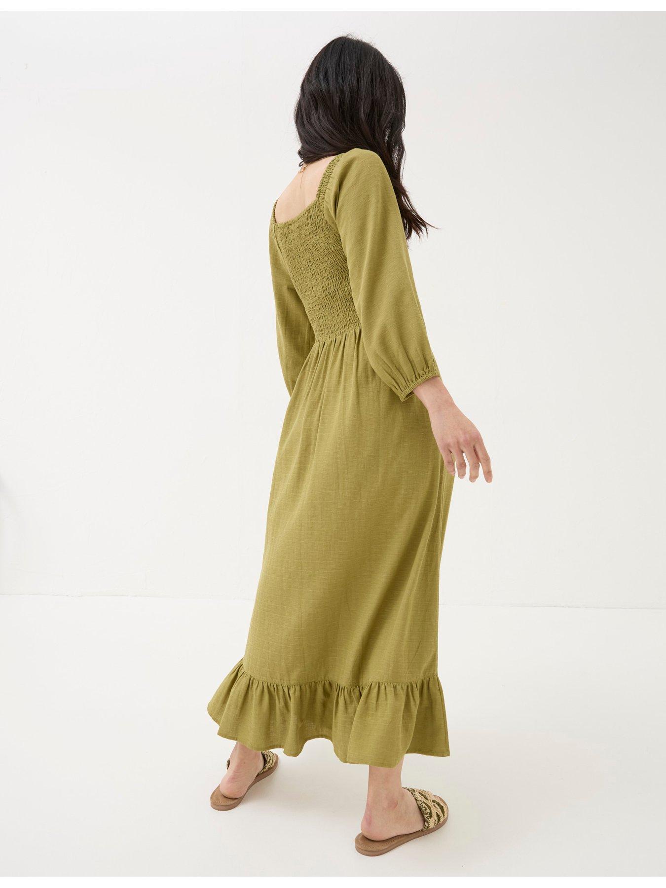 fatface-adele-midi-dress-greenstillFront