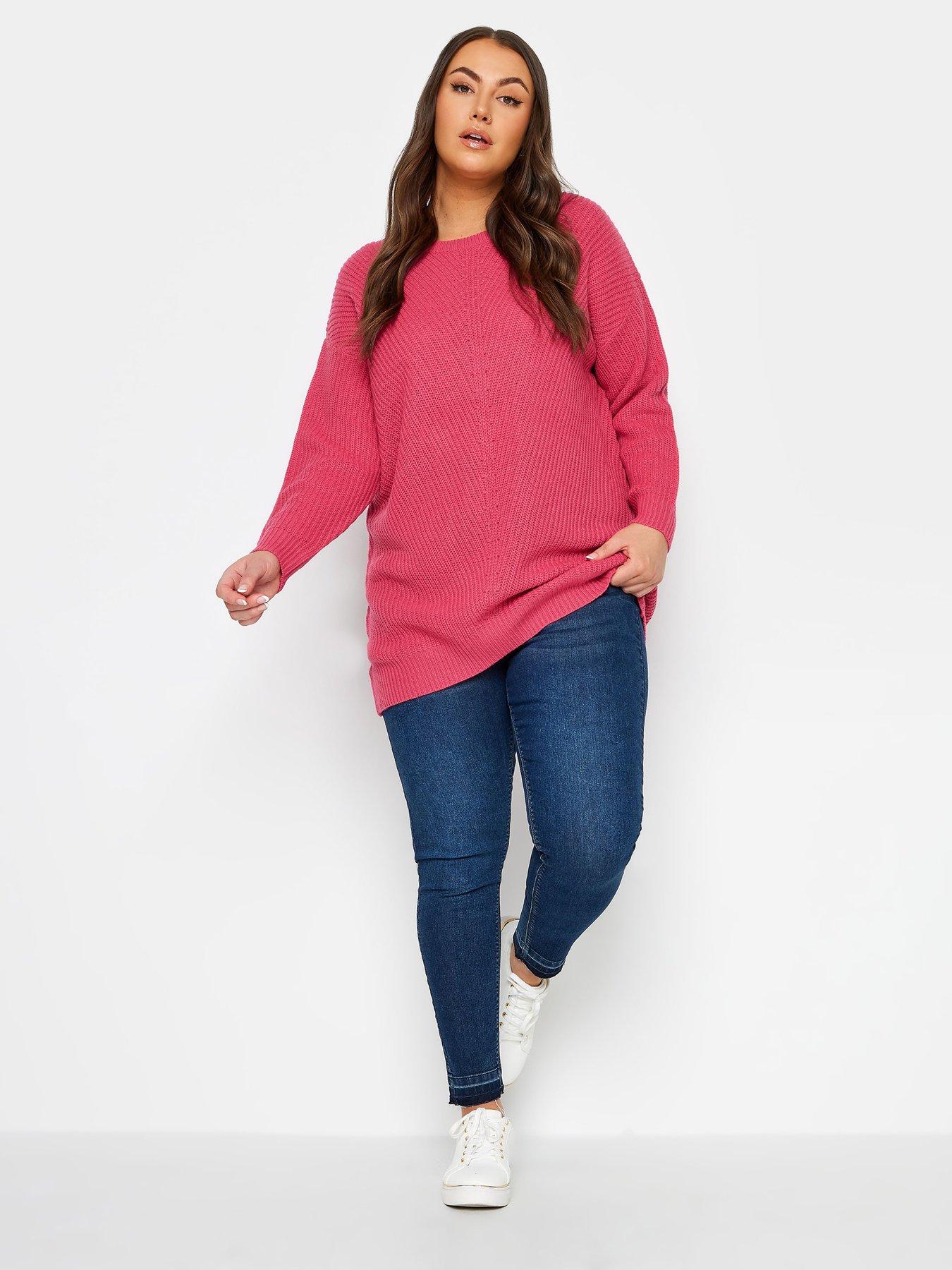 yours-curve-essential-jumper-pinkback