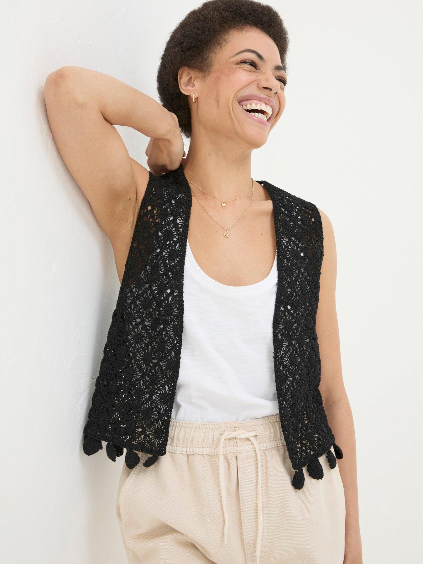 fatface-coin-trim-crochet-waistcoat-blackback