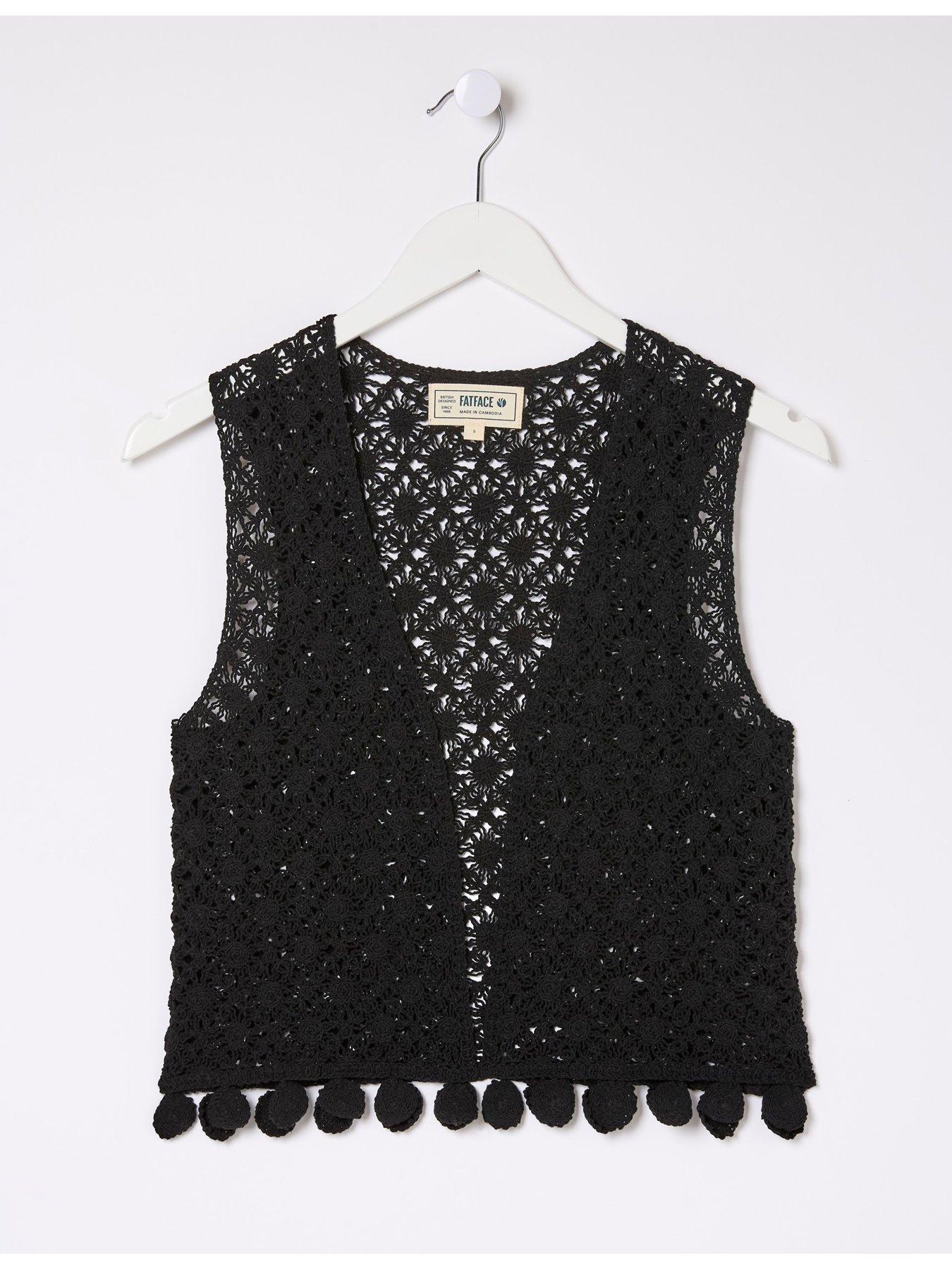 fatface-coin-trim-crochet-waistcoat-blackdetail