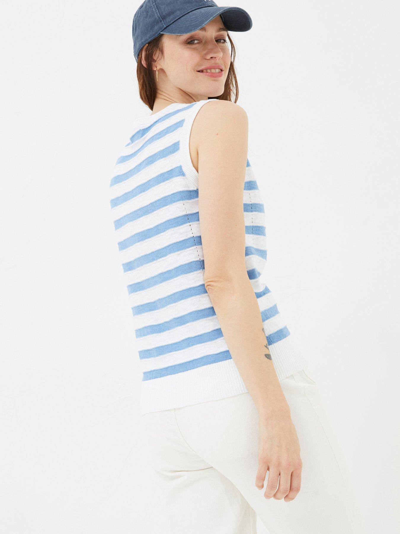 fatface-breton-stripe-linen-tank-bluestillFront