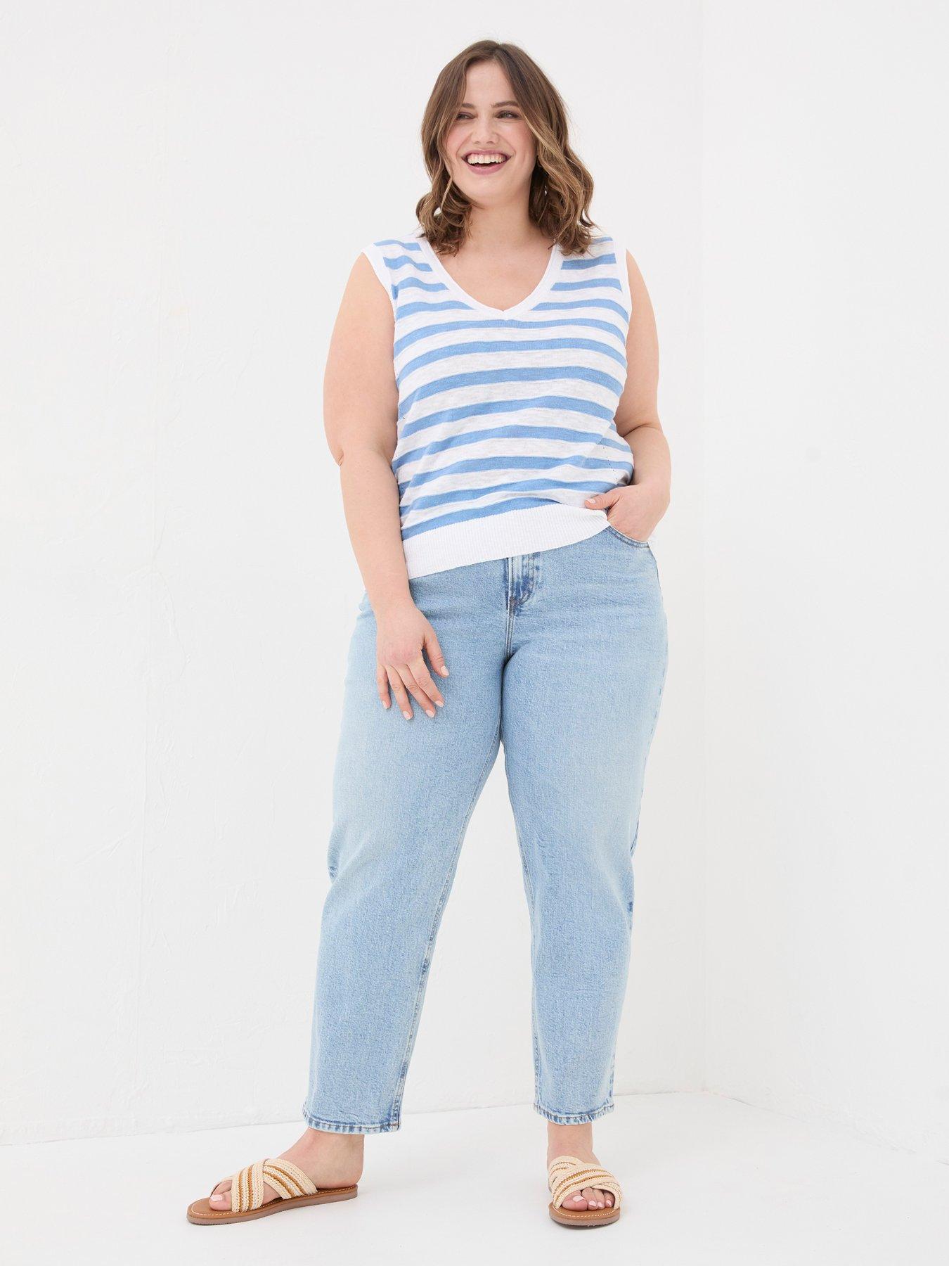 fatface-breton-stripe-linen-tank-blueoutfit