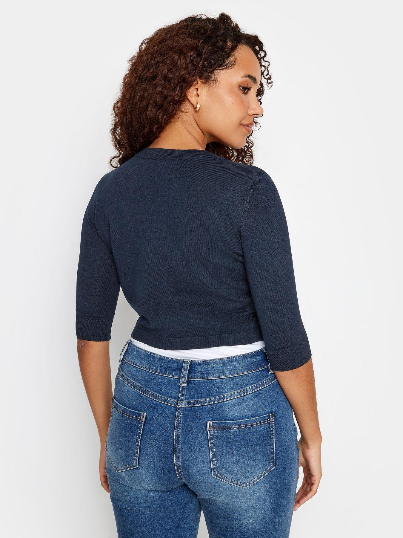 mco-petite-navy-cropped-cardiganstillFront