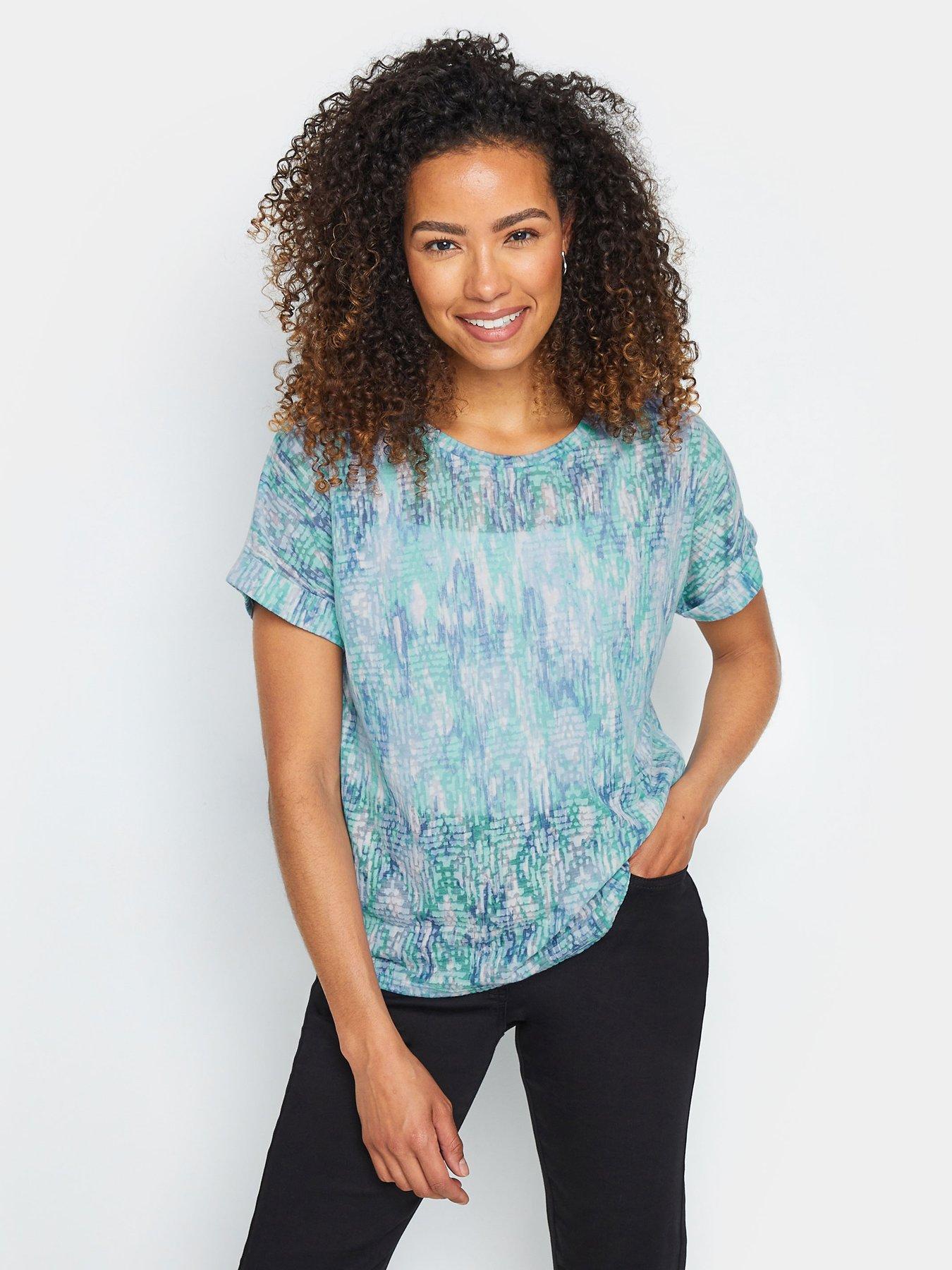 mco-blue-aztec-printed-top