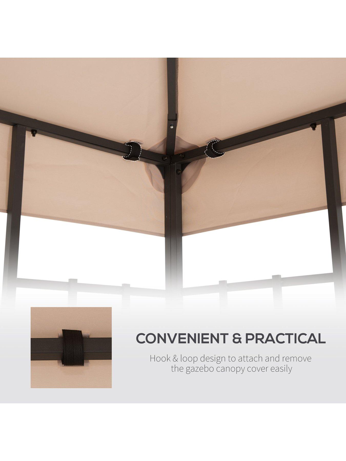 outsunny-replacement-canopy-topdetail