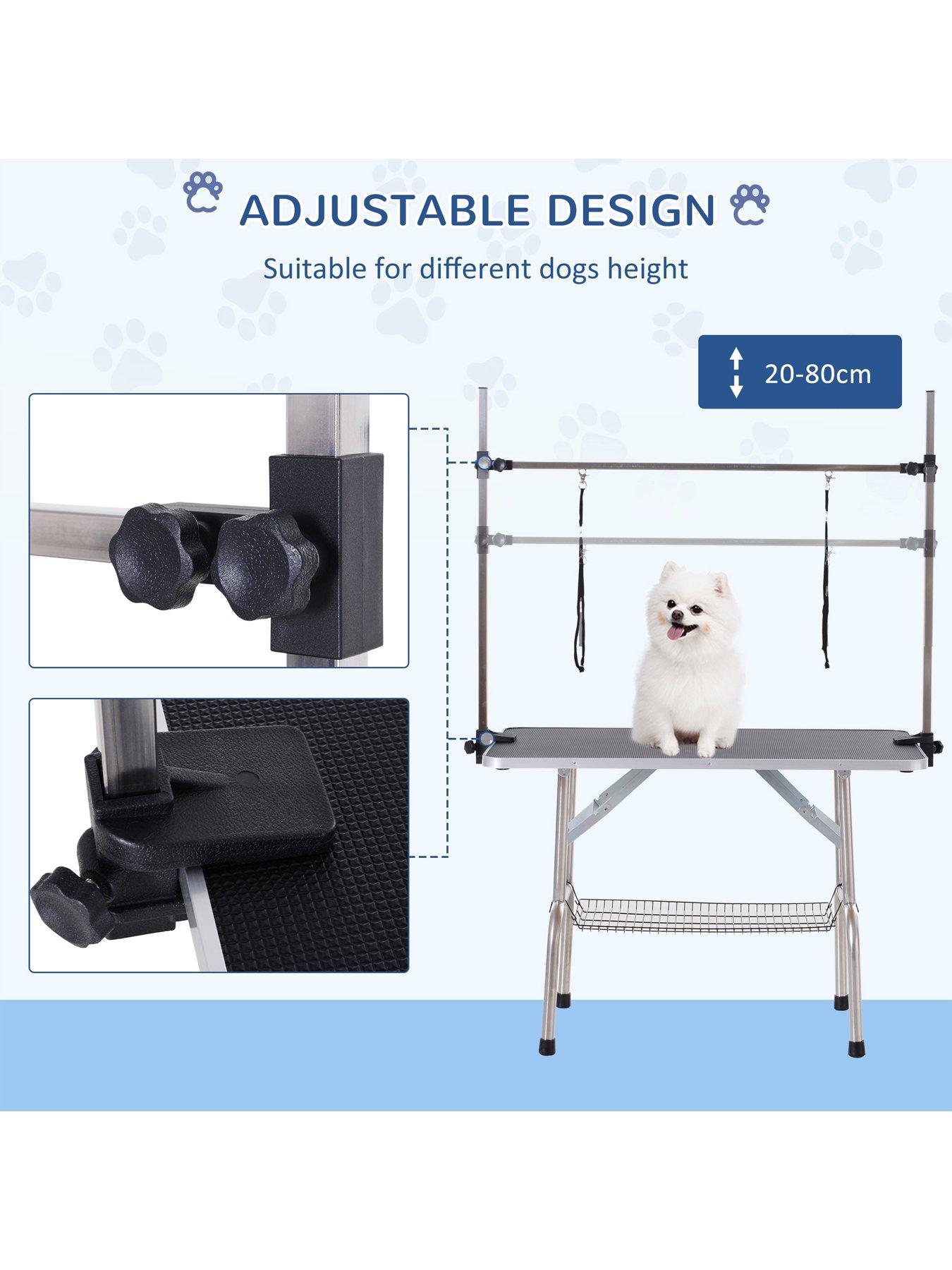 pawhut-adjustable-dog-grooming-table-black-107-x-60-x-170cmdetail