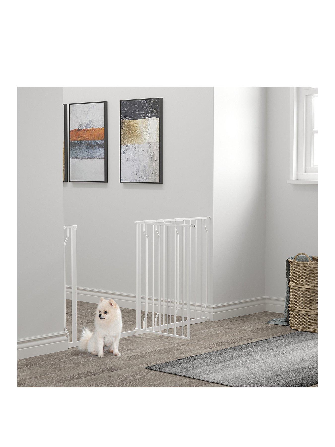 pawhut-pressure-fit-dog-gate-76h-x-75-145w-cm-white