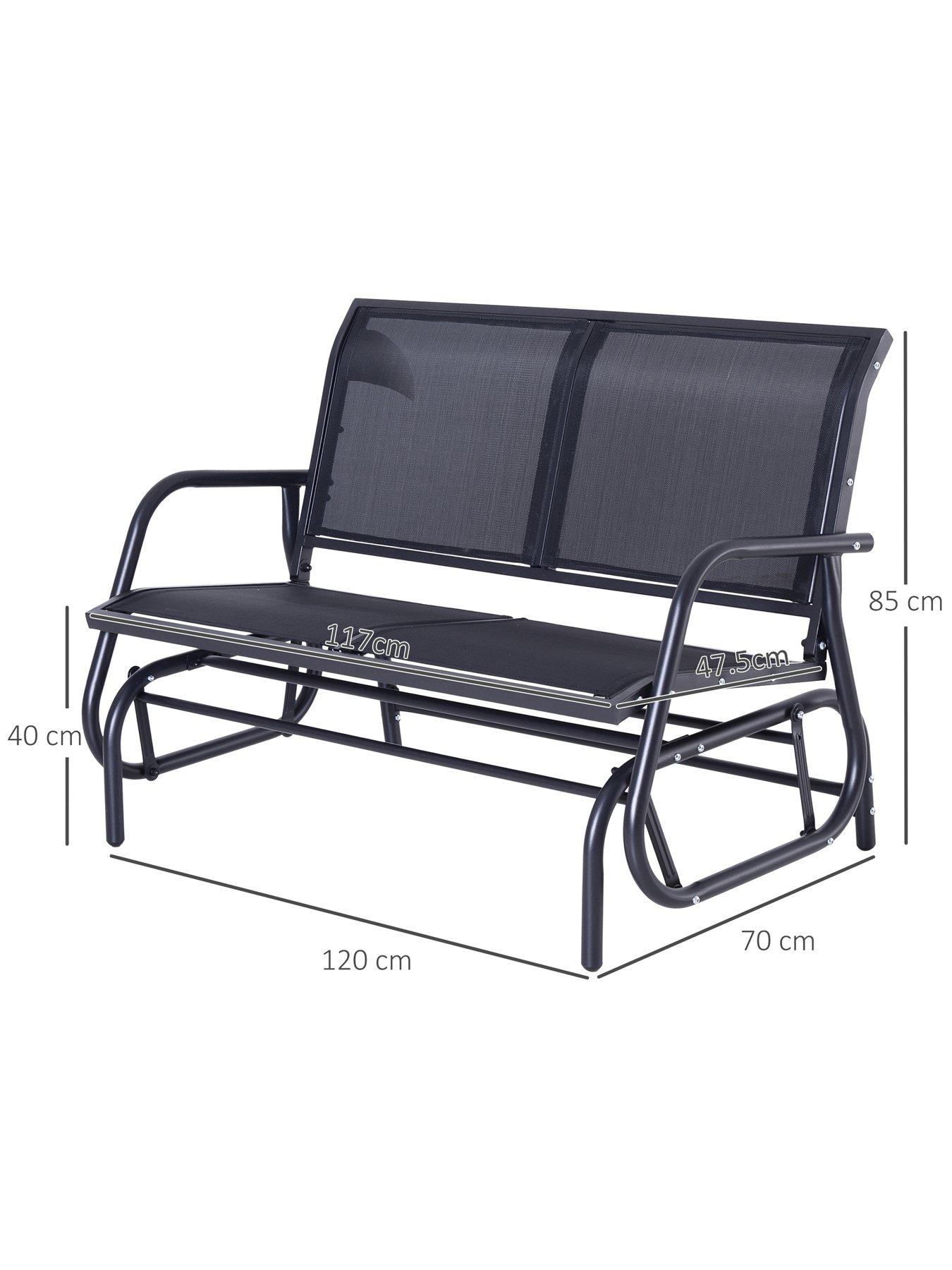 Image 3 of 6 of OutSunny Outdoor Glider