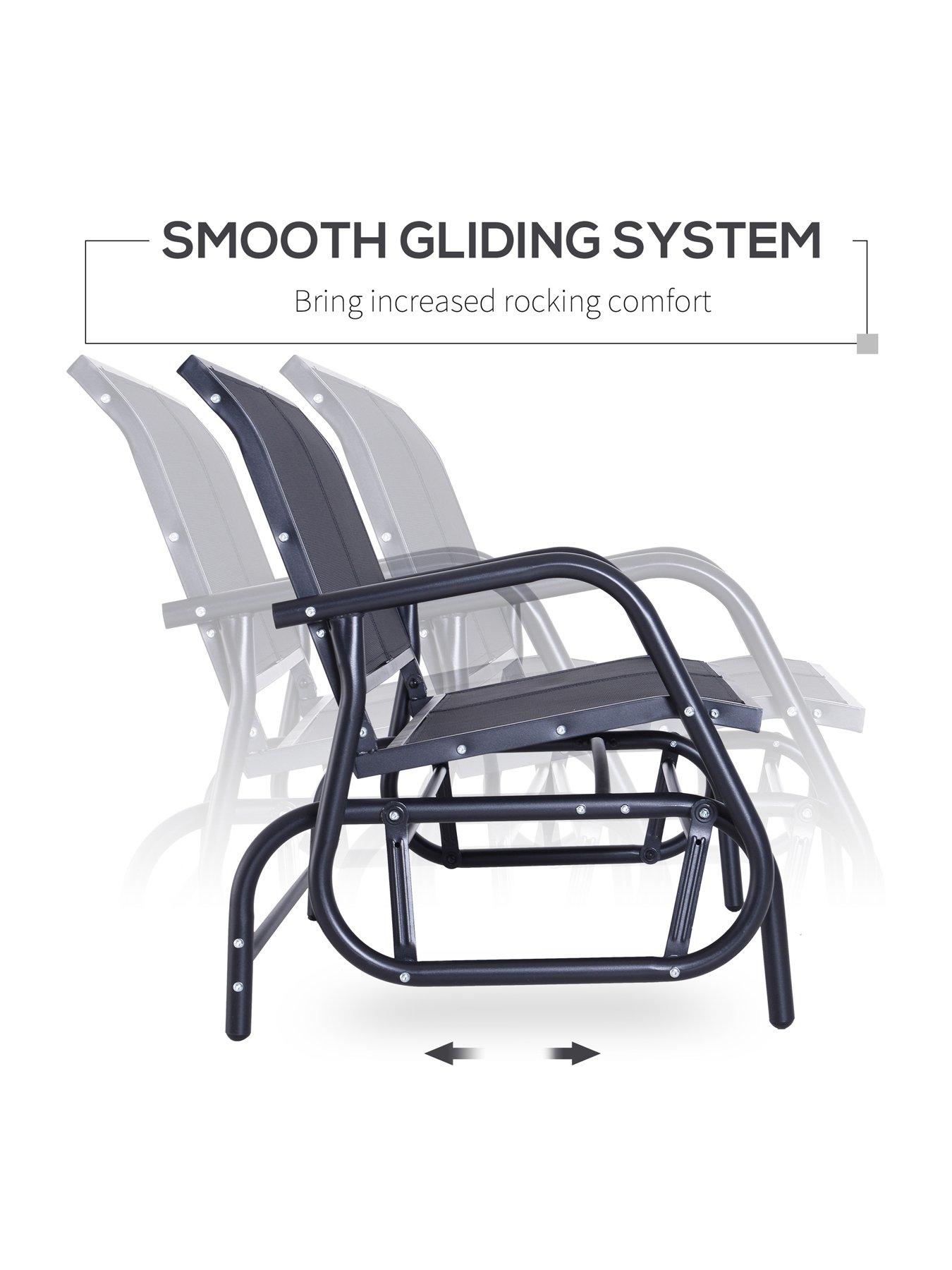 Image 4 of 6 of OutSunny Outdoor Glider
