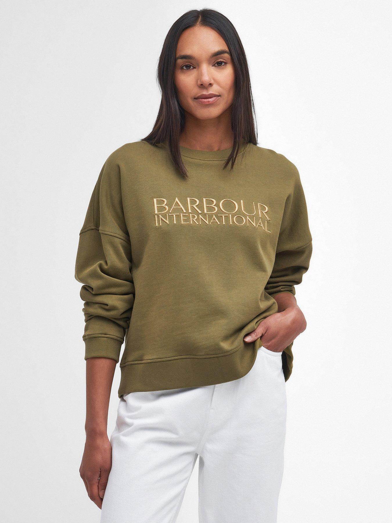 barbour-international-carla-sweatshirt-green