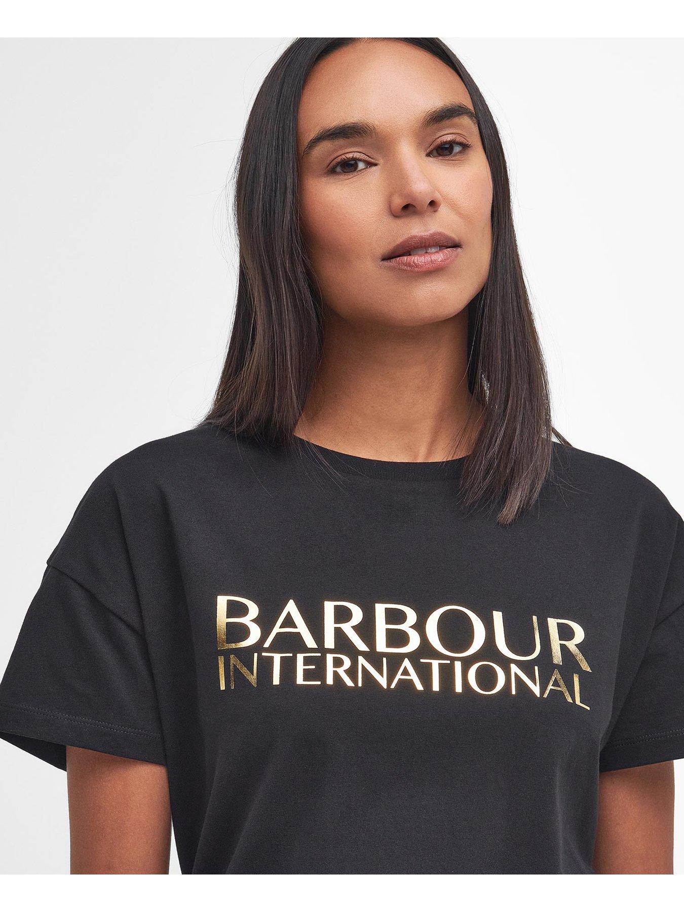 barbour-international-carla-mini-dress-blackoutfit