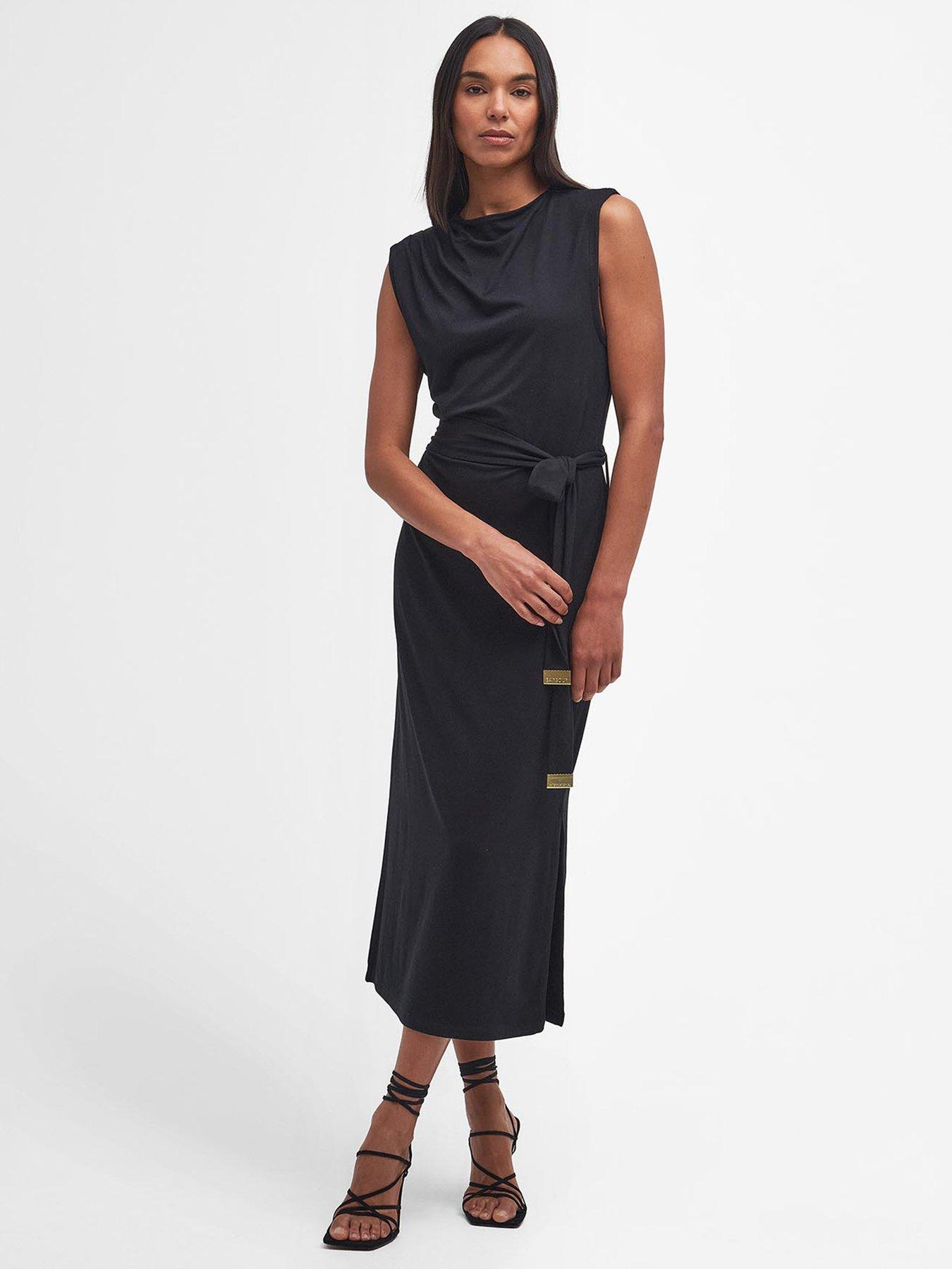 barbour-international-courtney-midi-dress-blackfront