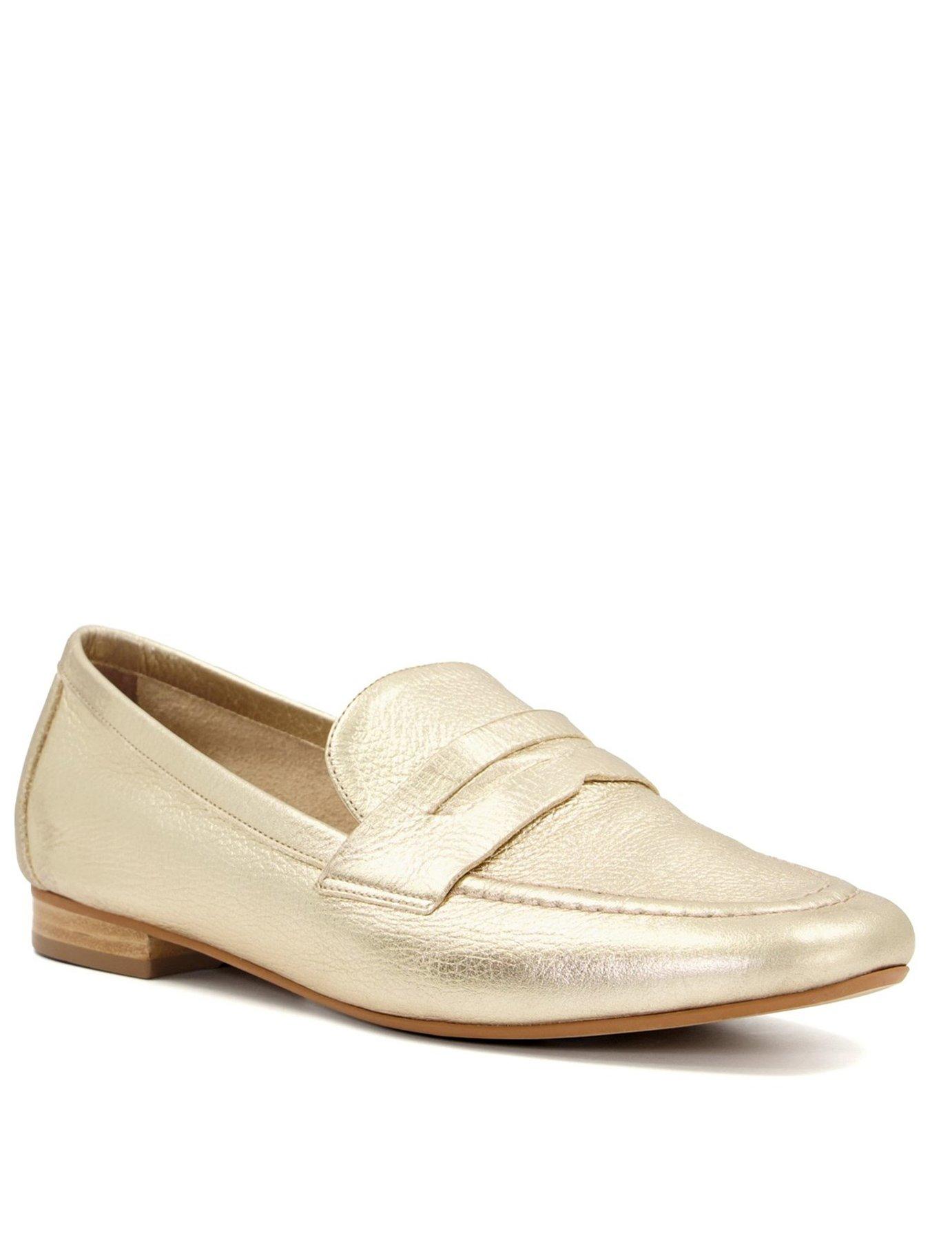 dune-london-gianetta-leather-loafers-gold