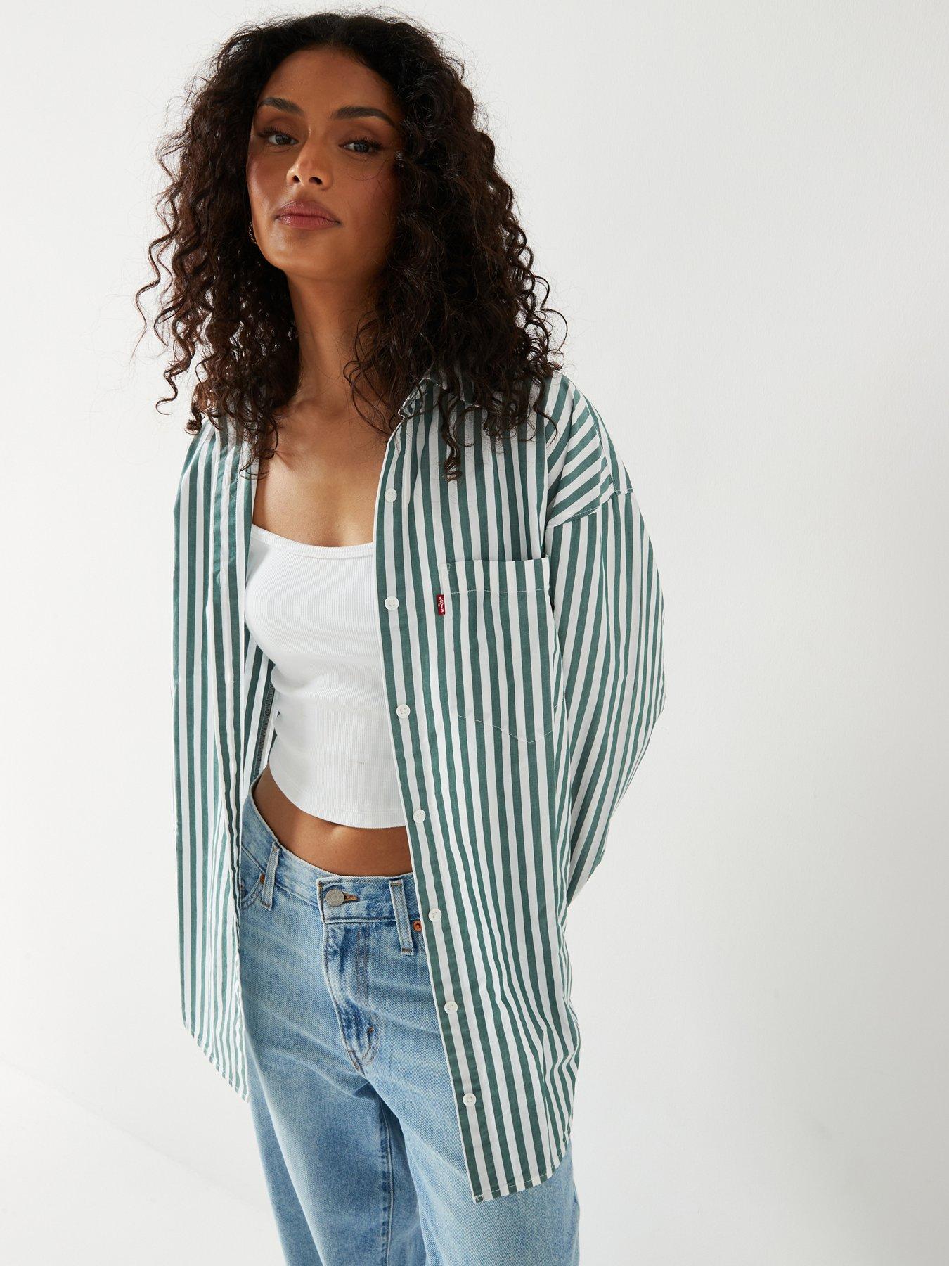 levis-lola-shirt-stripe-white