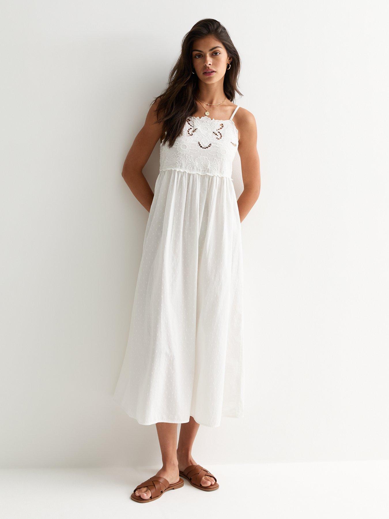 new-look-embroidered-cotton-midi-dress-off-white