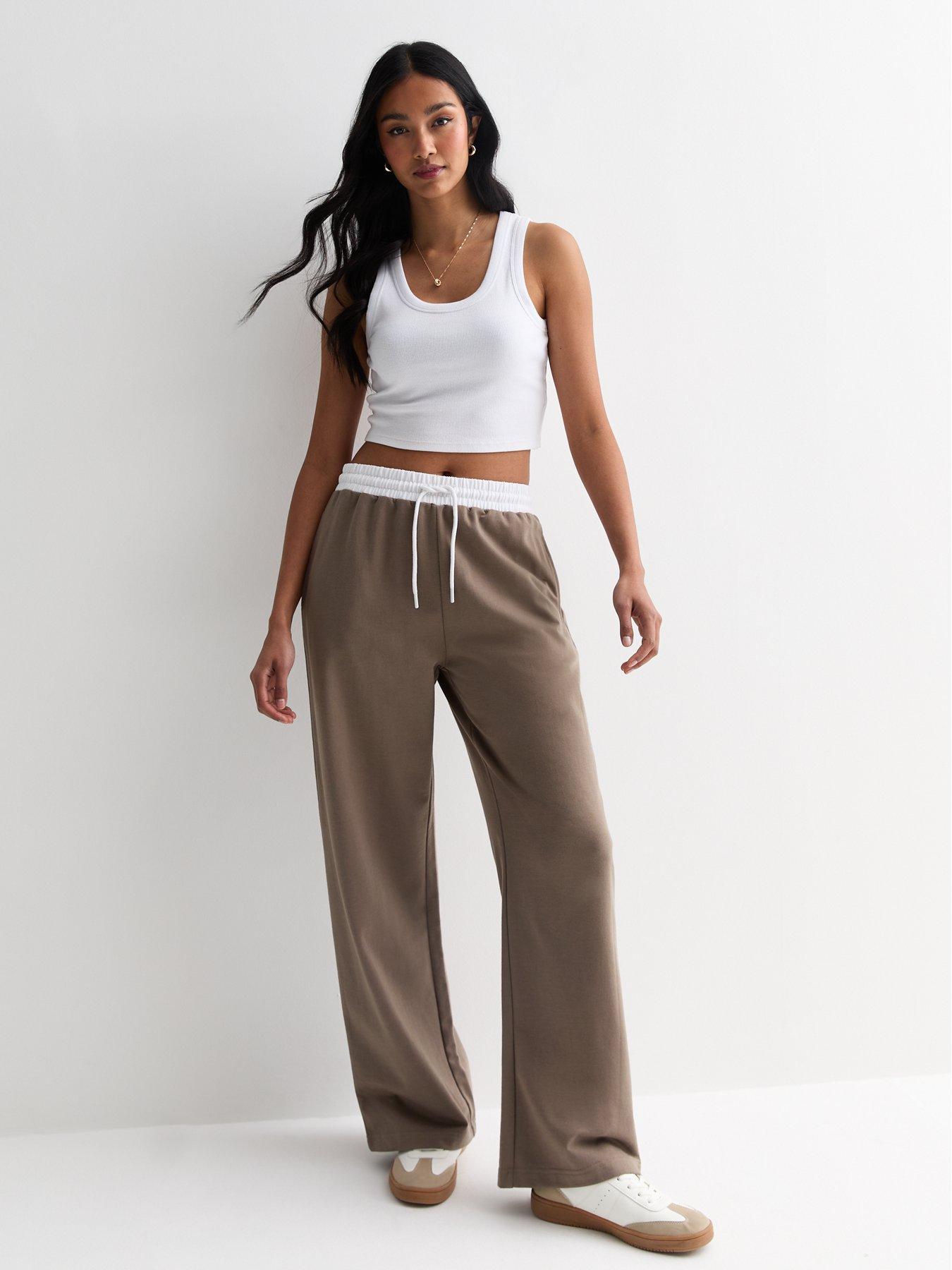 Wide waistband joggers hotsell