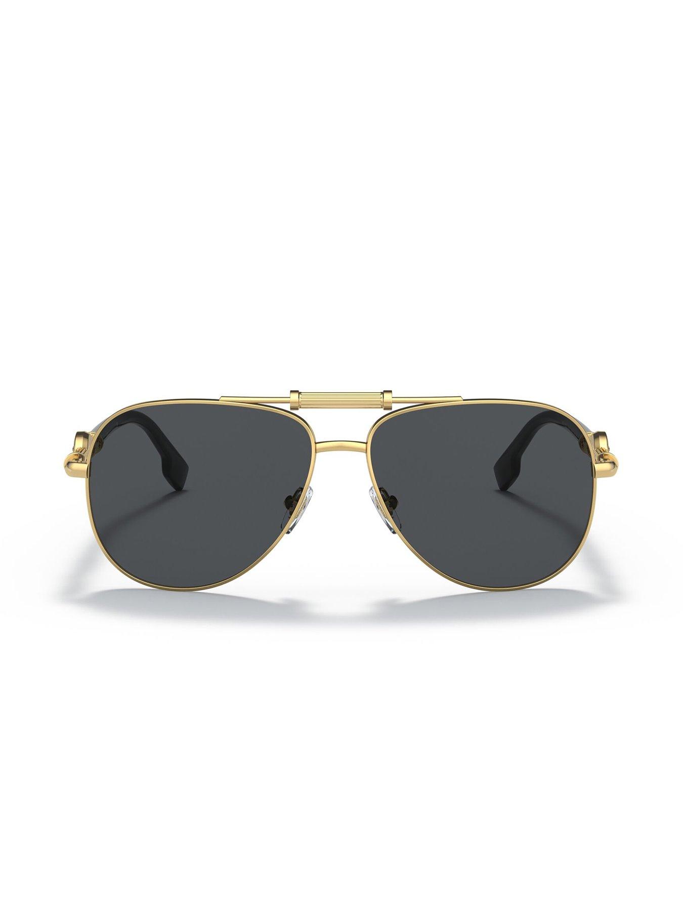 Image 2 of 4 of VERSACE Versace Aviator Sunglass