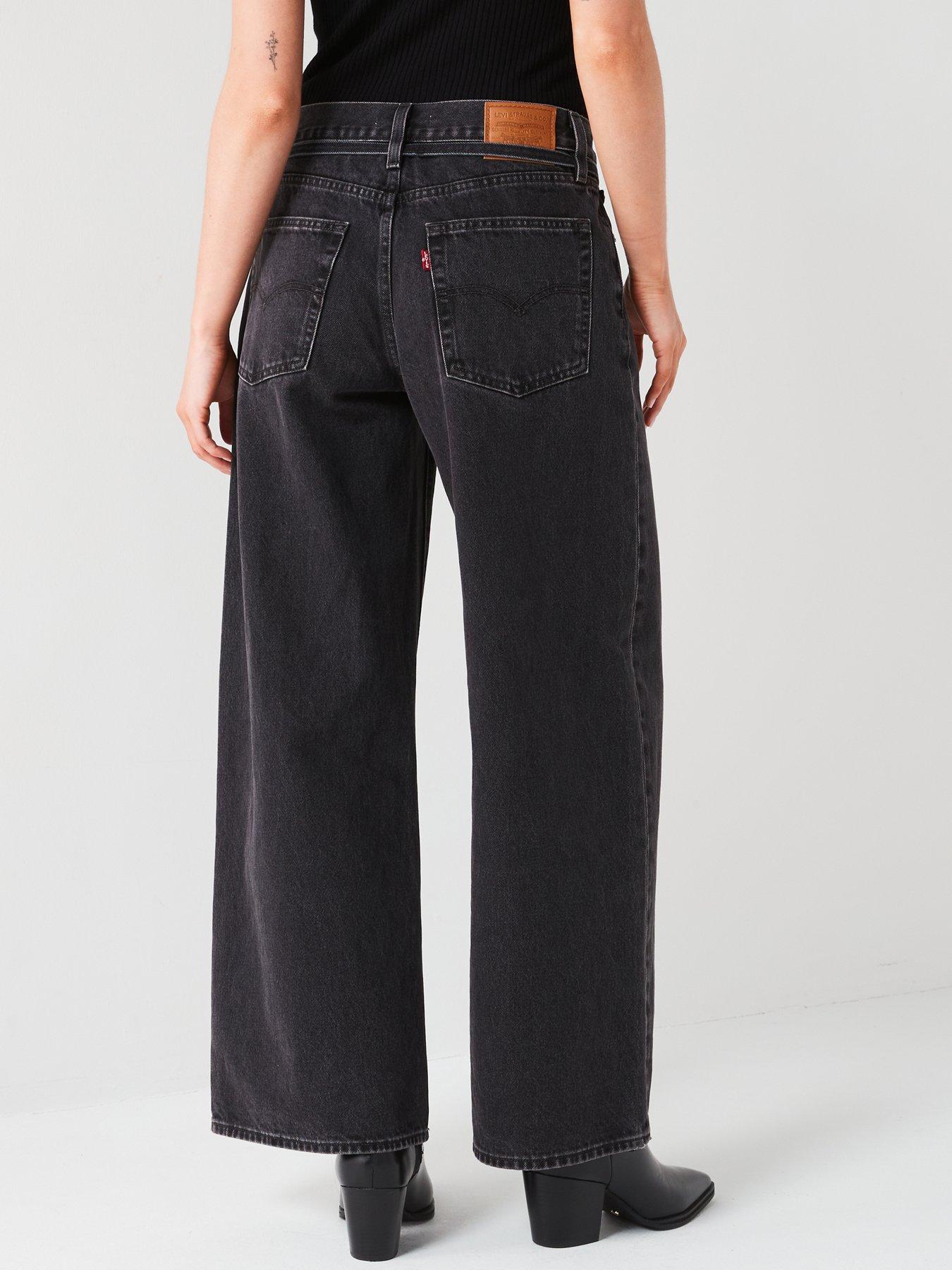 Image 2 of 4 of Levi's Xl Straight Jeans - Influential Lady Black