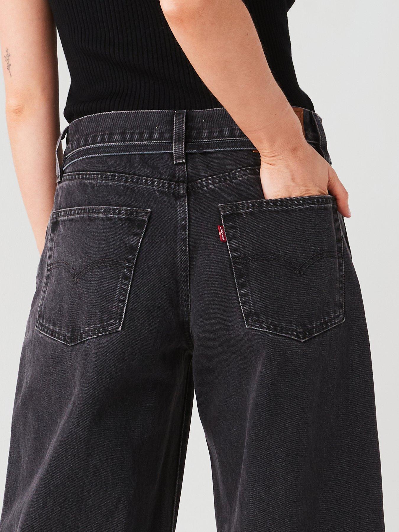 Image 4 of 4 of Levi's Xl Straight Jeans - Influential Lady Black
