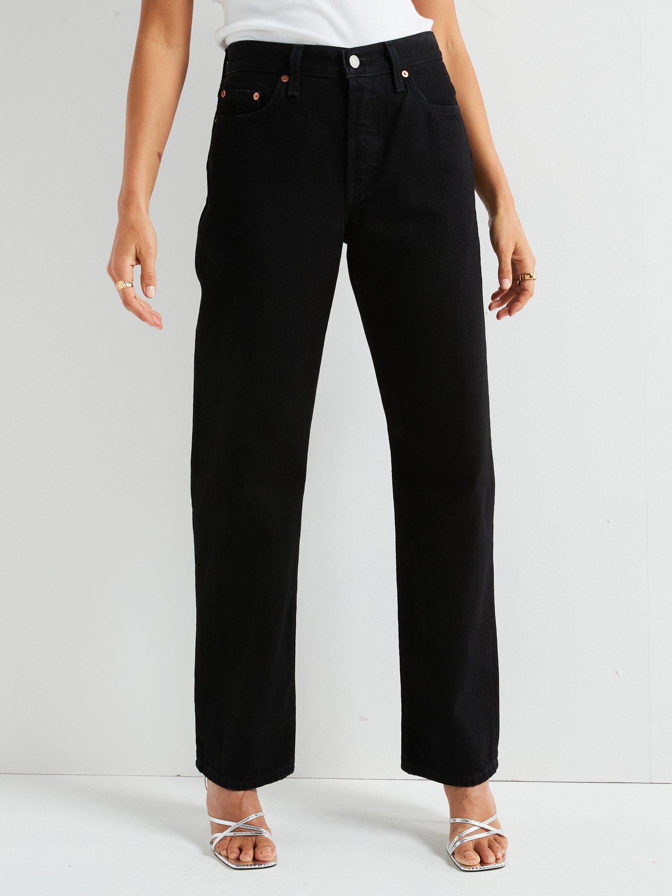 Image 1 of 6 of Levi's 501&reg; 90s Jeans - Rinsed Blacktop&nbsp;- Black