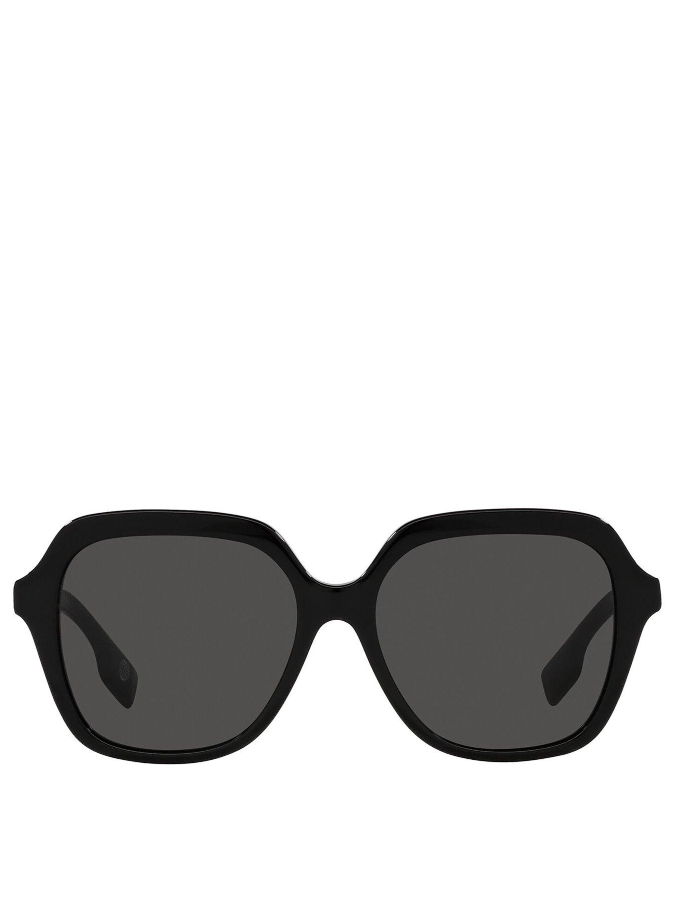 Image 3 of 4 of Burberry Joni Square Sunglasses - Black