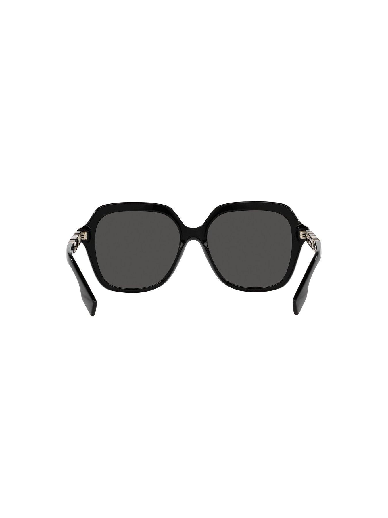 Image 4 of 4 of Burberry Joni Square Sunglasses - Black