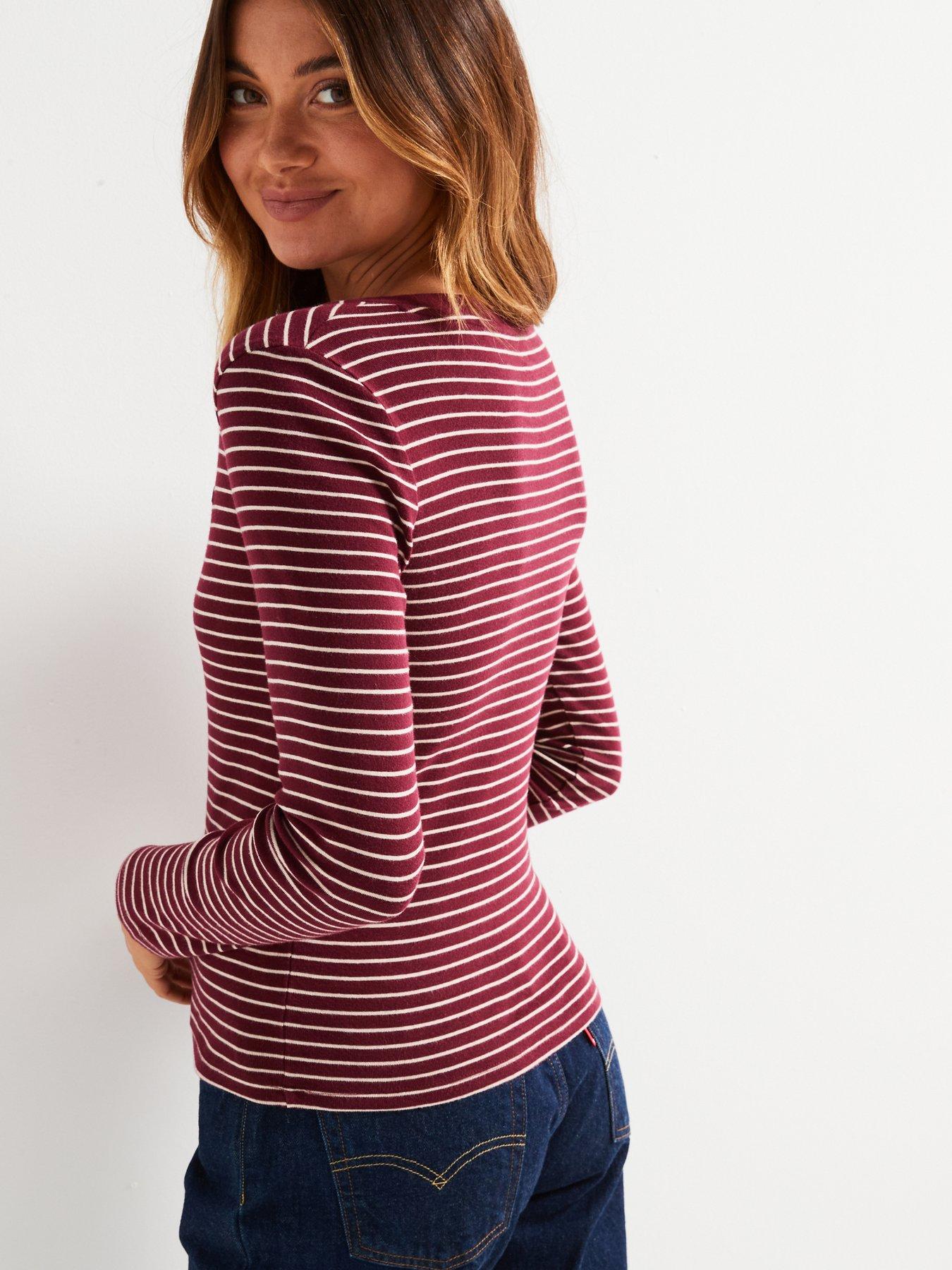 levis-essential-long-sleeve-t-shirt-maury-stripe-burgundystillFront