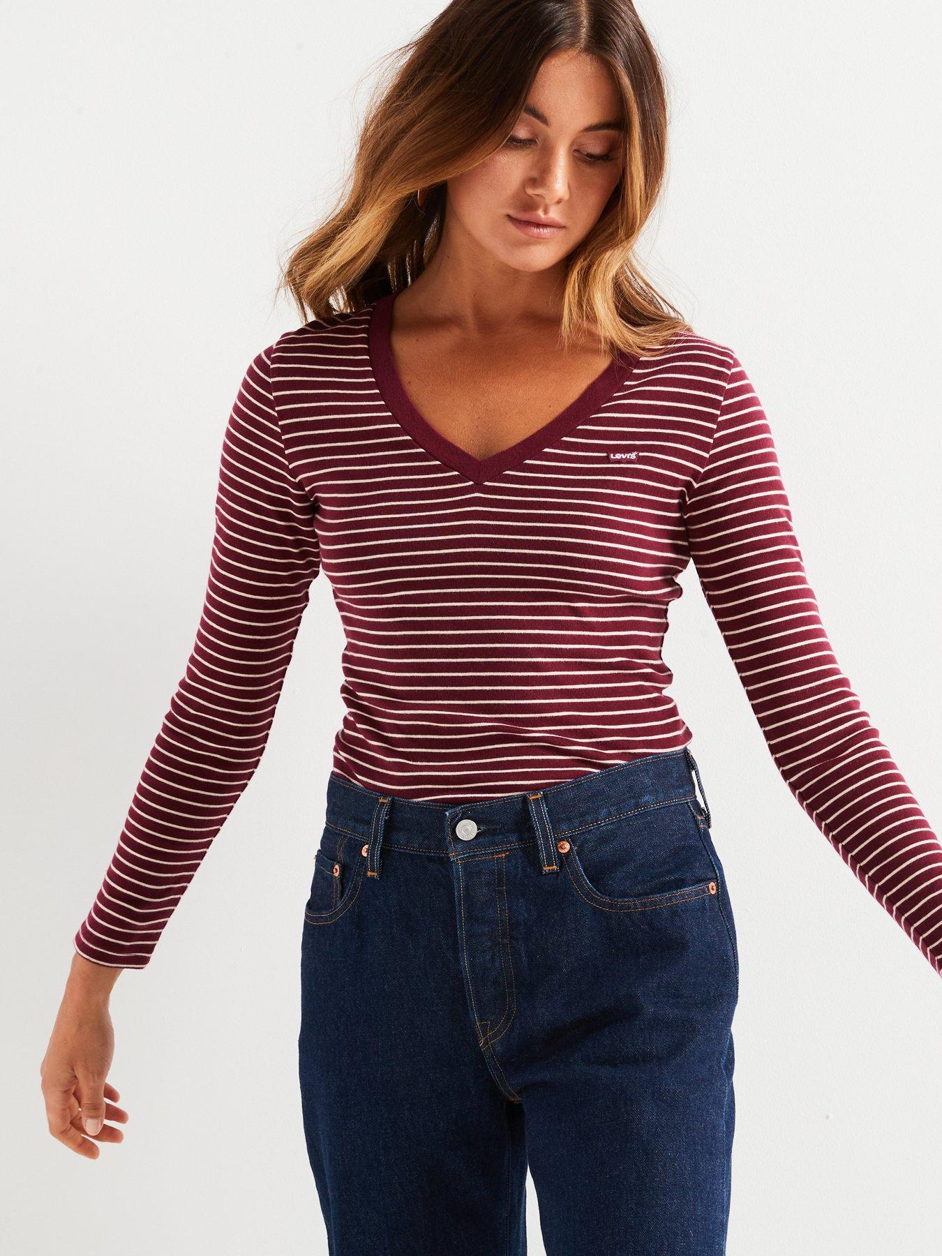 levis-essential-long-sleeve-t-shirt-maury-stripe-burgundydetail