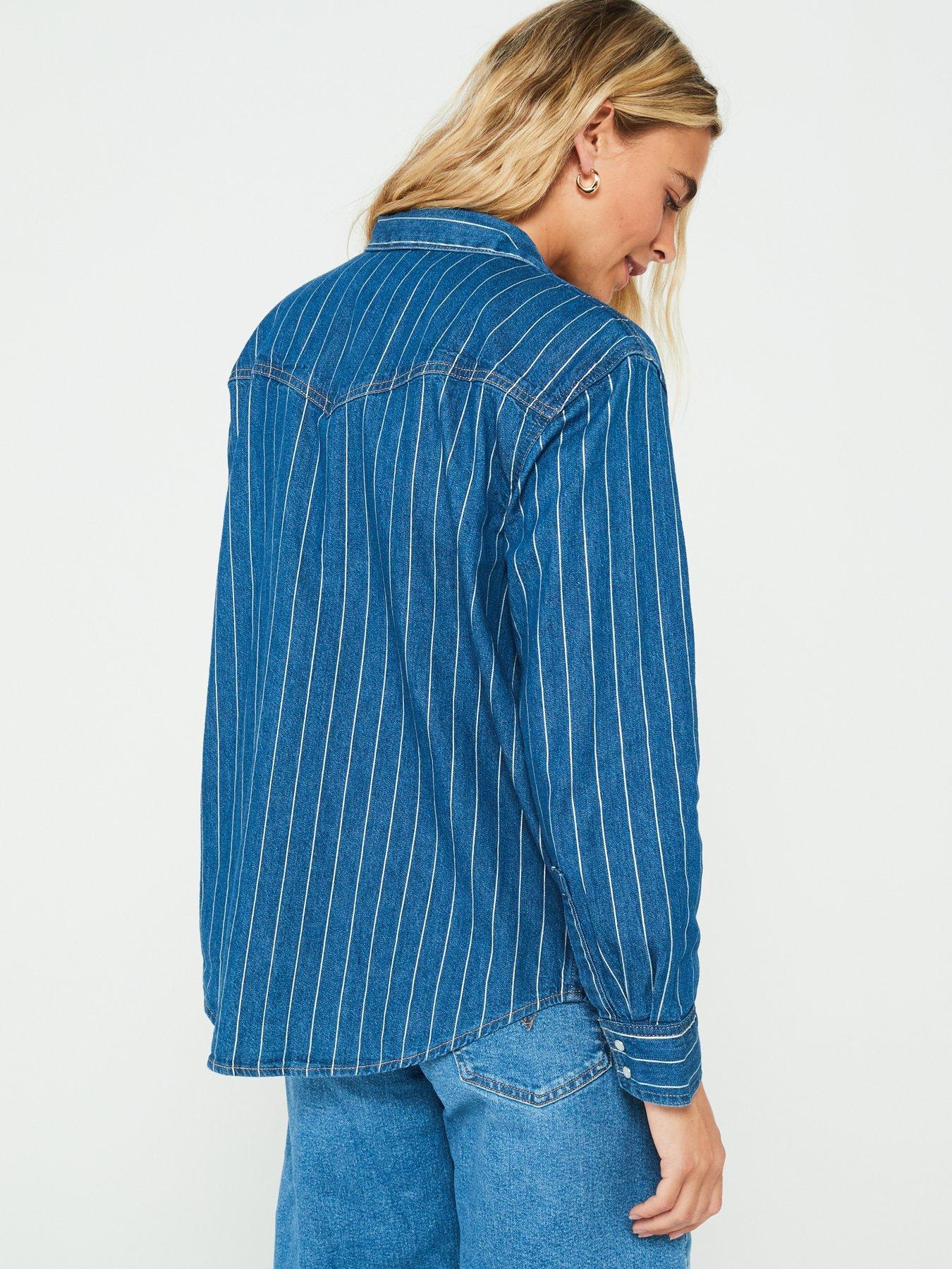 levis-teodora-western-shirt-muse-i-call-top-bluestillFront