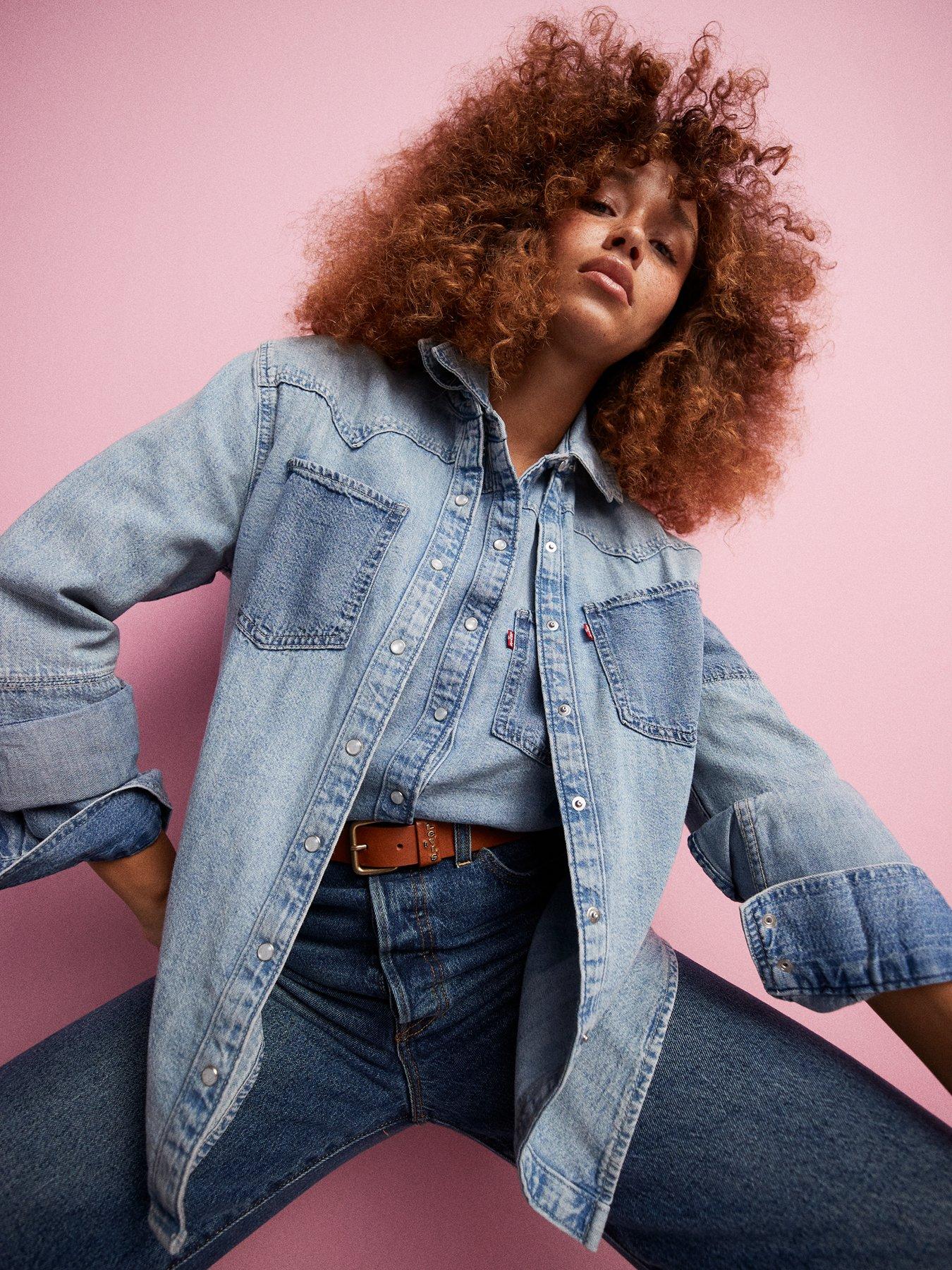 Levis shirts womens on sale