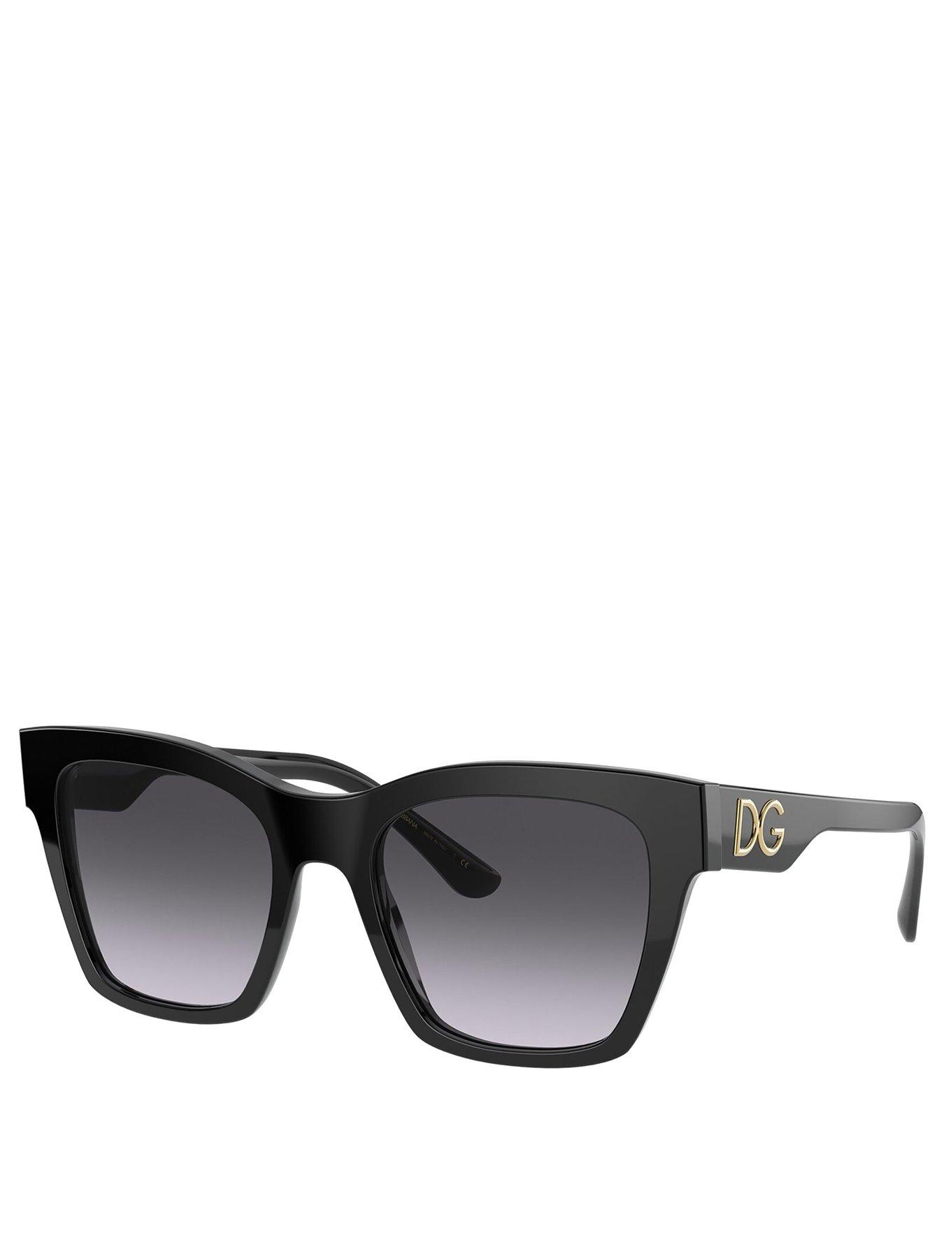 Image 1 of 4 of Dolce & Gabbana D&amp;G Square Sunglass - Black