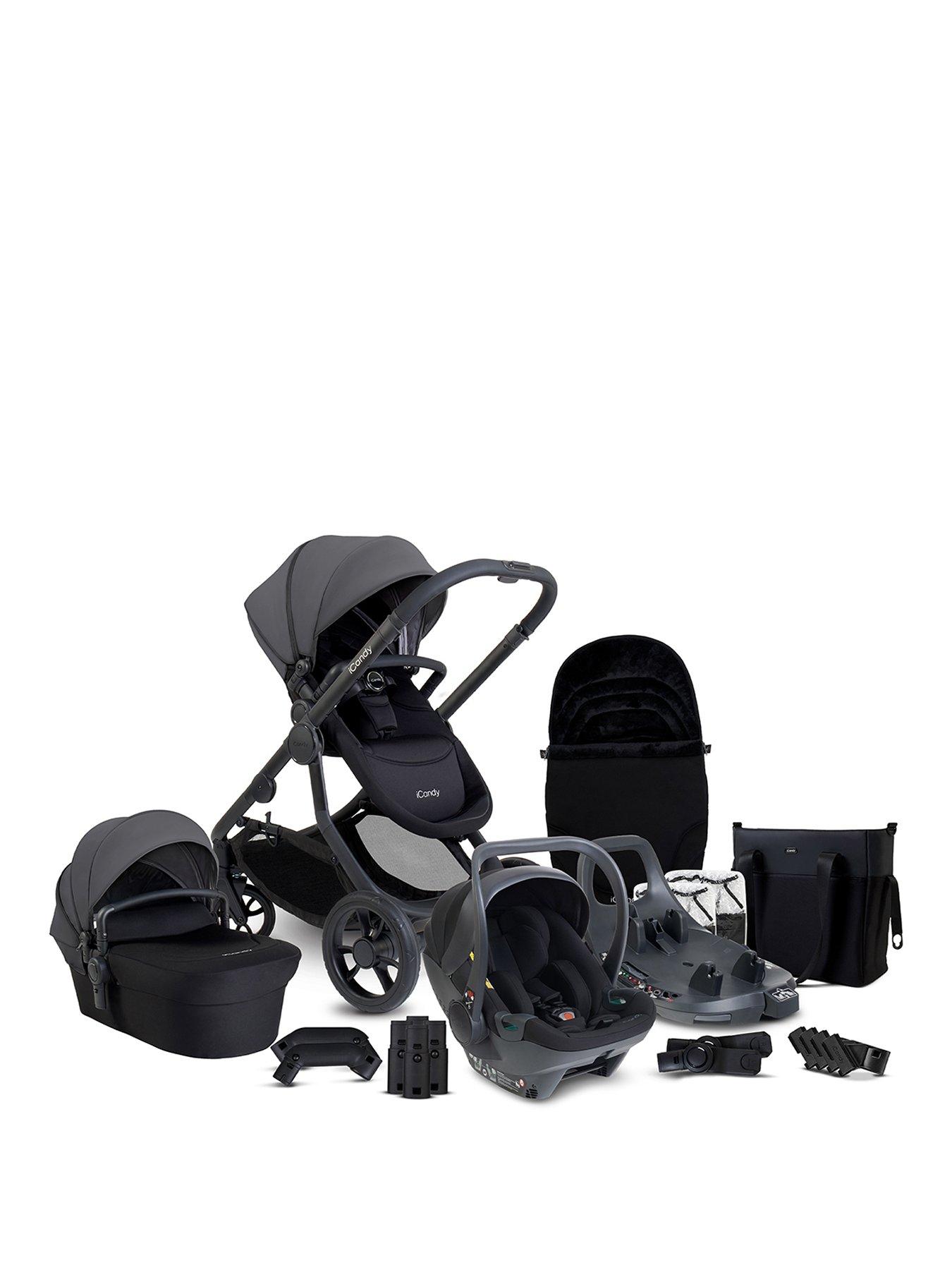 iCandy Orange 4 Travel System with Cocoon 360 Car Seat - Fossil