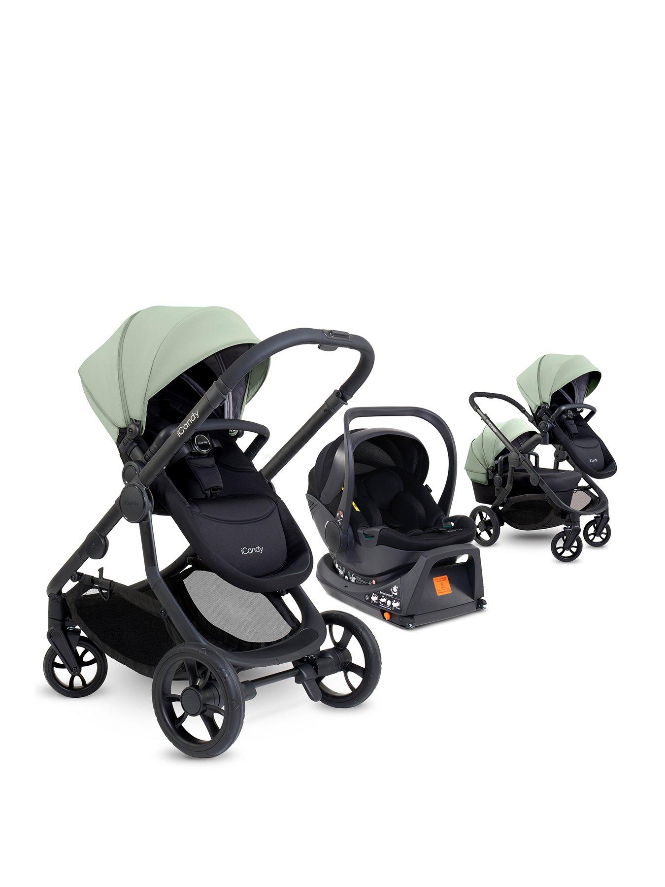 Image of iCandy Orange 4 Travel System - Pistachio/Black