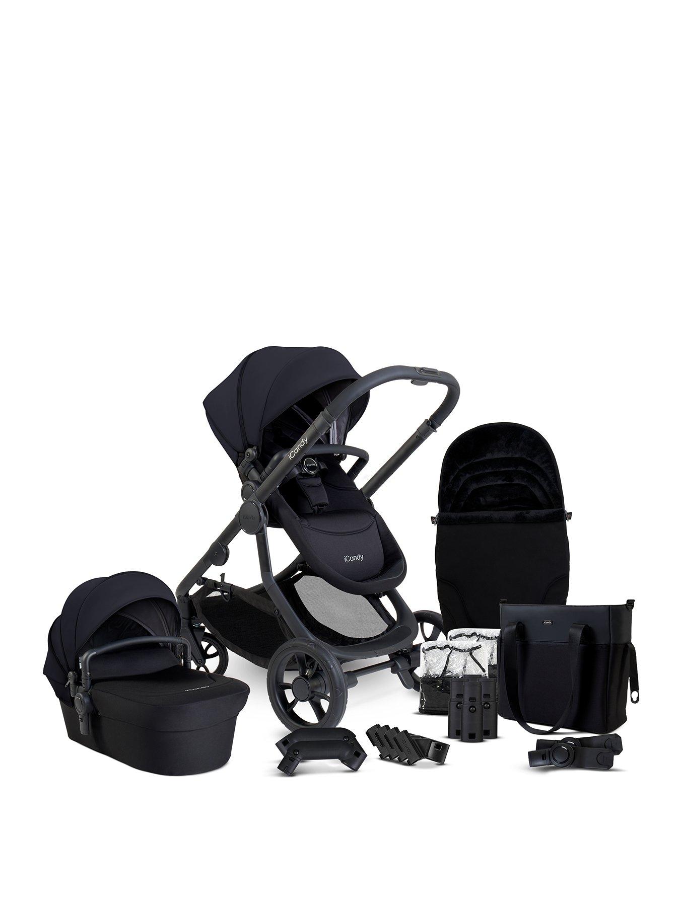 Image of iCandy Orange 4 Pushchair Bundle - Black Edition