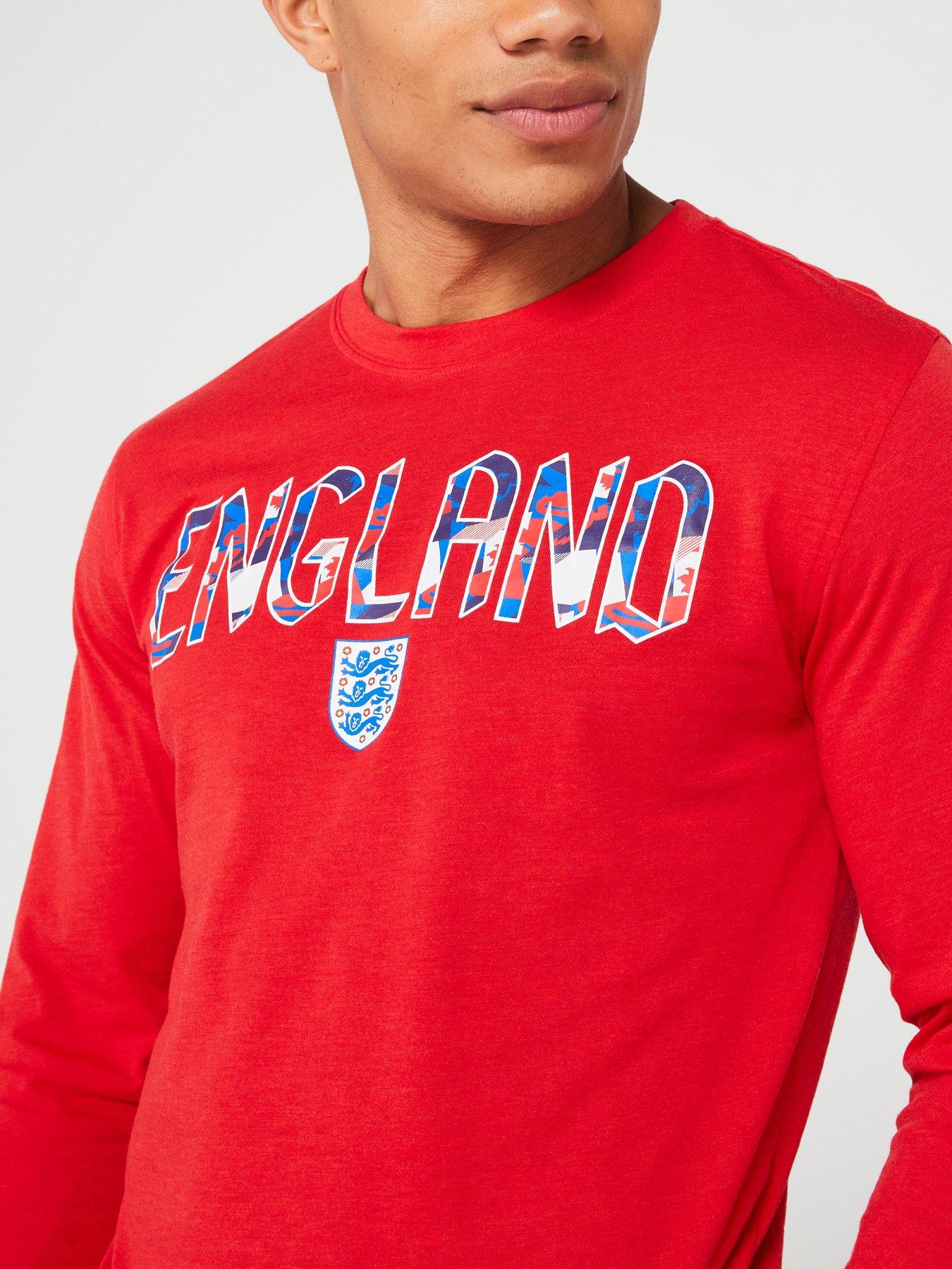 england-mens-wordmark-pattern-long-sleeve-graphic-t-shirt--redoutfit