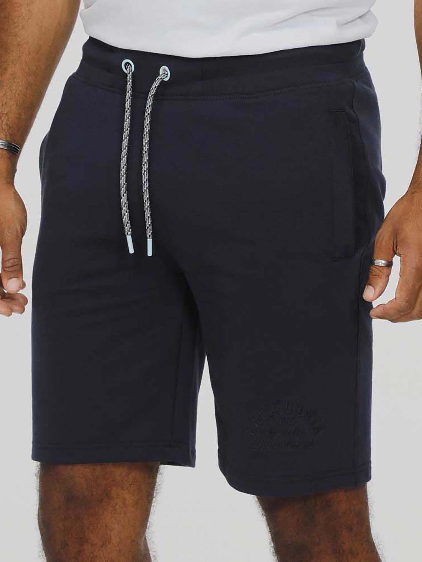 d555-d555-stefan-elasticated-waist-shorts-navyfront