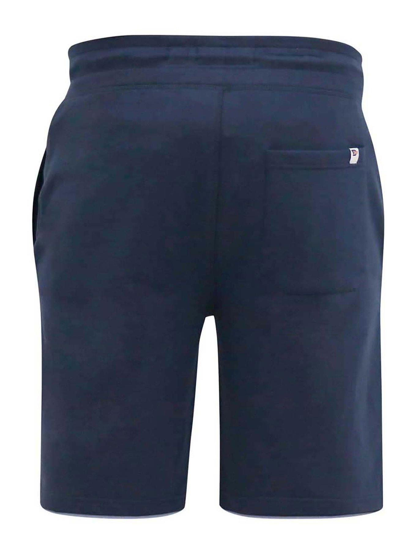 Image 5 of 5 of D555 Stefan Elasticated Waist Shorts - Navy