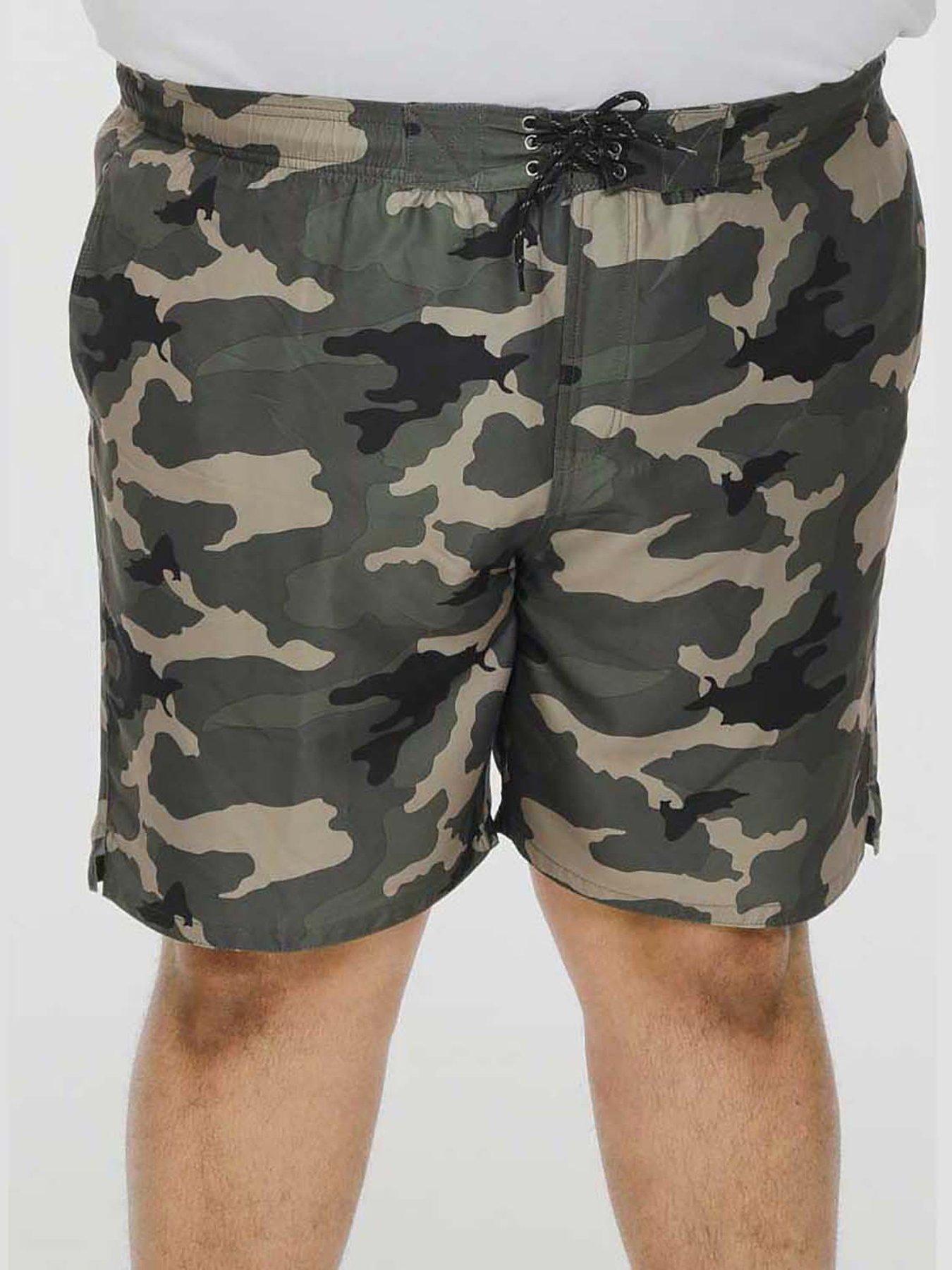 D555 D555 Kody Camo Printed Swim Shorts - Camo