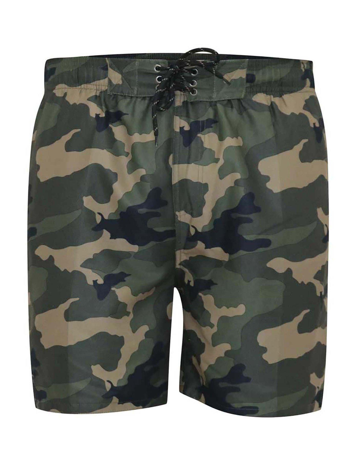 Image 3 of 4 of D555 D555 Kody Camo Printed Swim Shorts - Camo