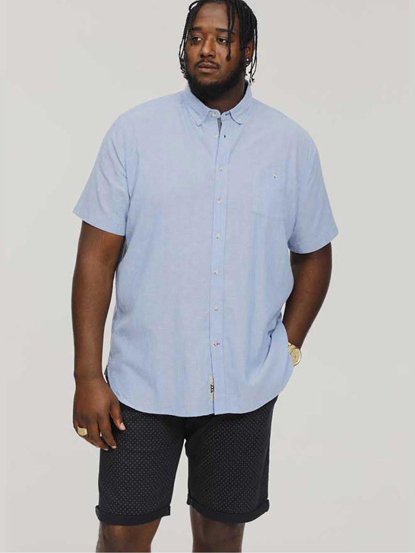 d555-d555-hazelwood-short-sleeved-linen-shirt-blueback