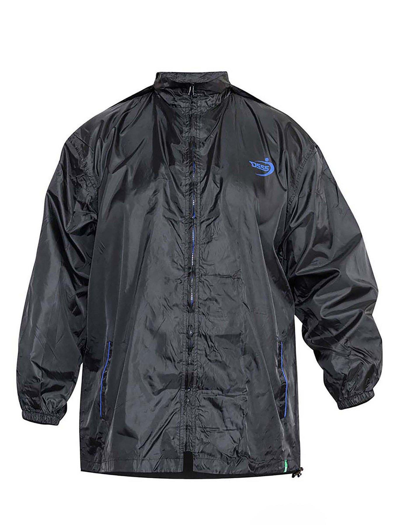Image 3 of 4 of D555 D555 Zac Packaway Weatherproof Rain Jacket - Black
