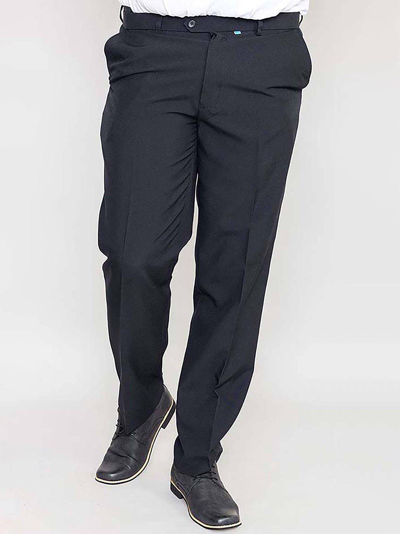 undefined D555 Max Xtenda Waist Smart Trousers - Navy