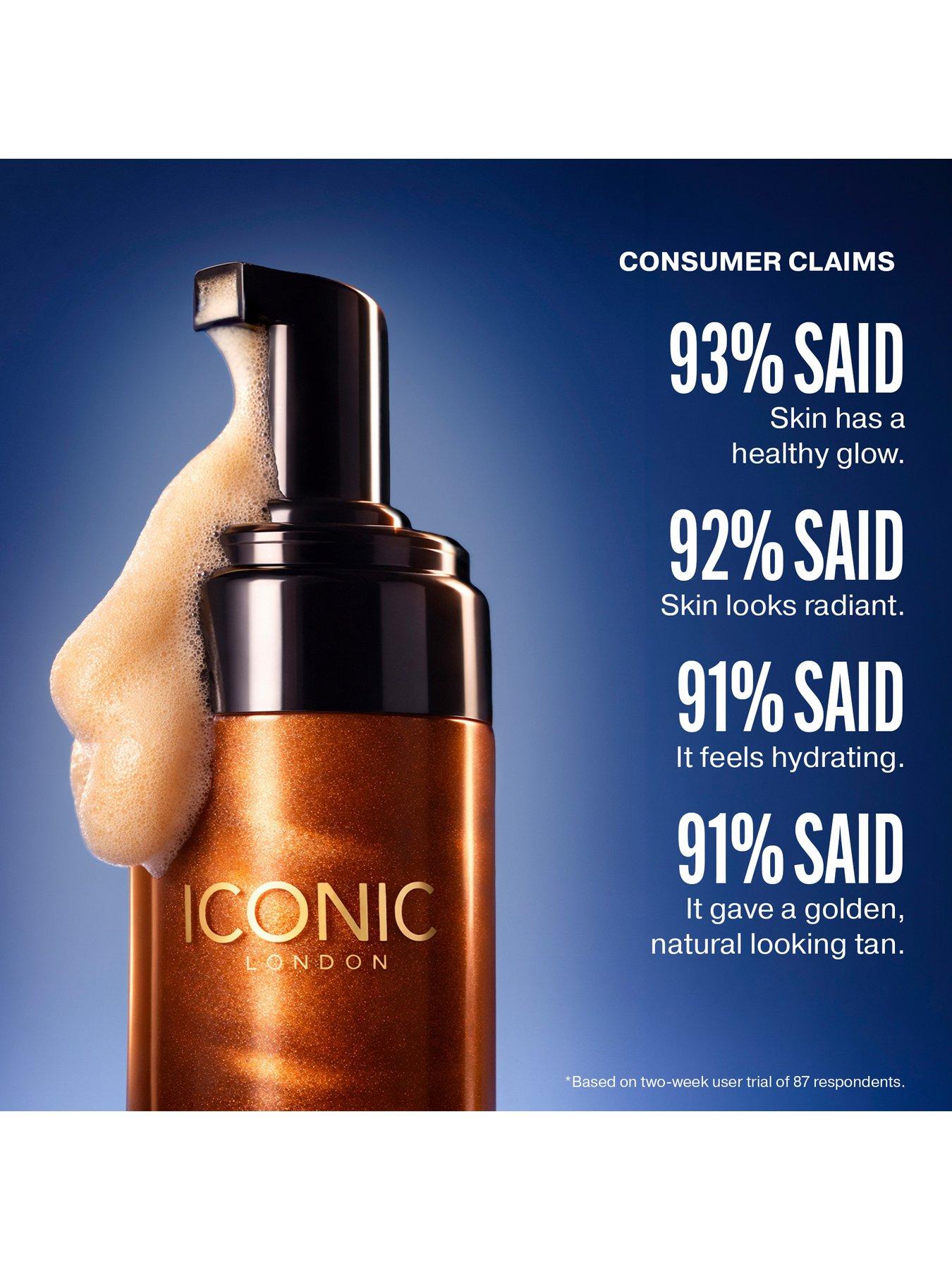Image 6 of 7 of Iconic London Prep Set Tan Mousse Glow