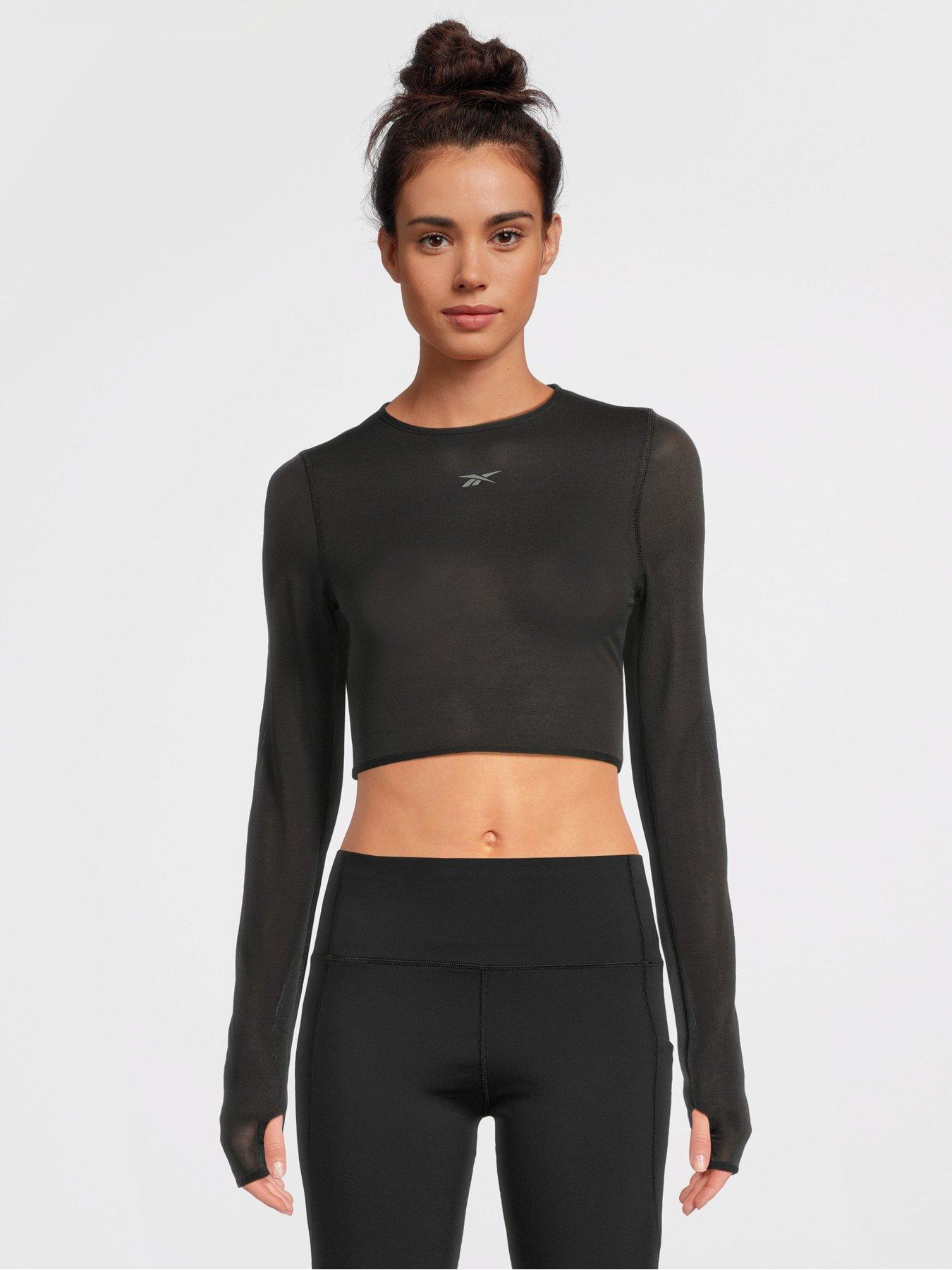 reebok-womens-training-lux-contour-studio-mesh-long-sleeve-top-blackfront