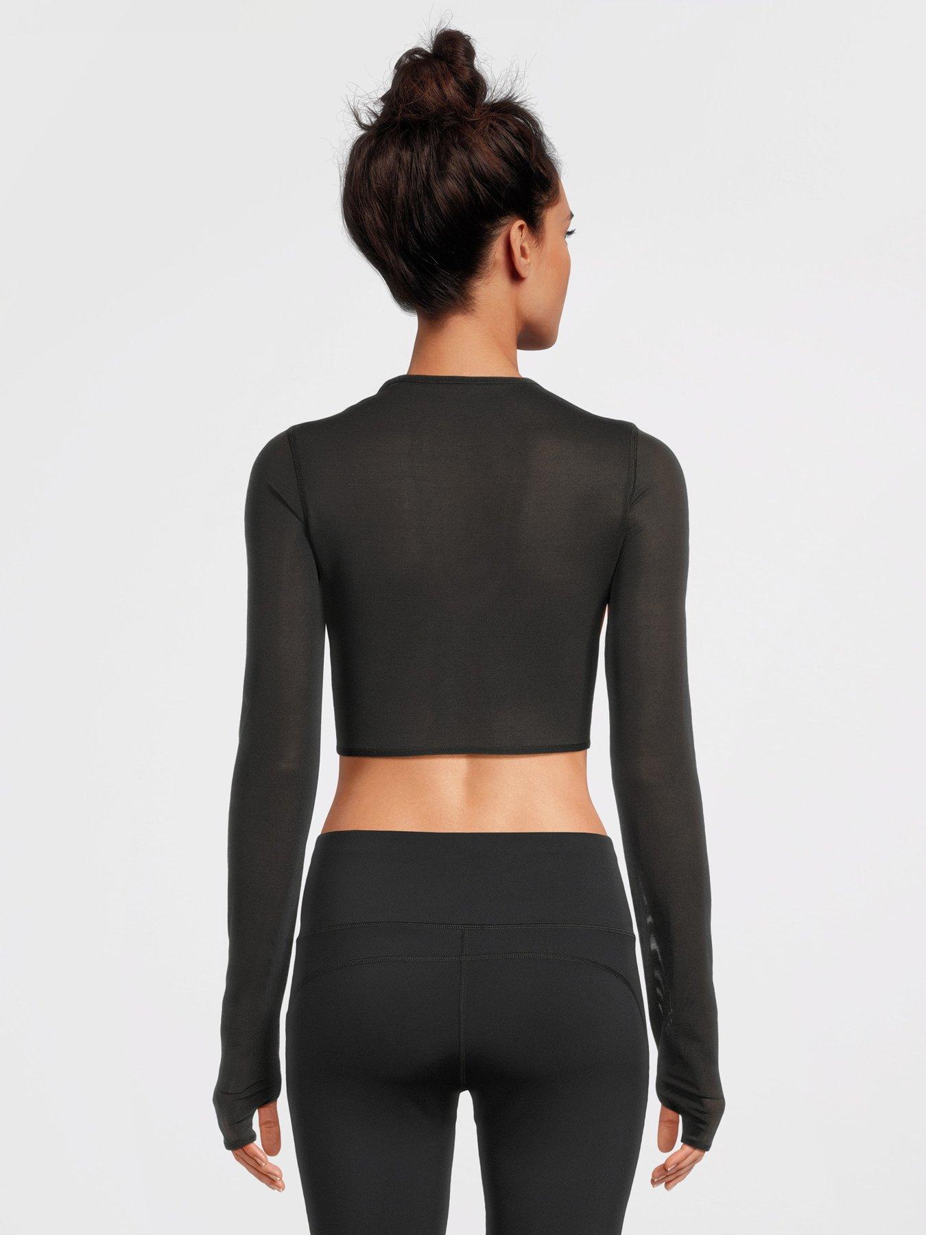 reebok-womens-training-lux-contour-studio-mesh-long-sleeve-top-blackstillFront