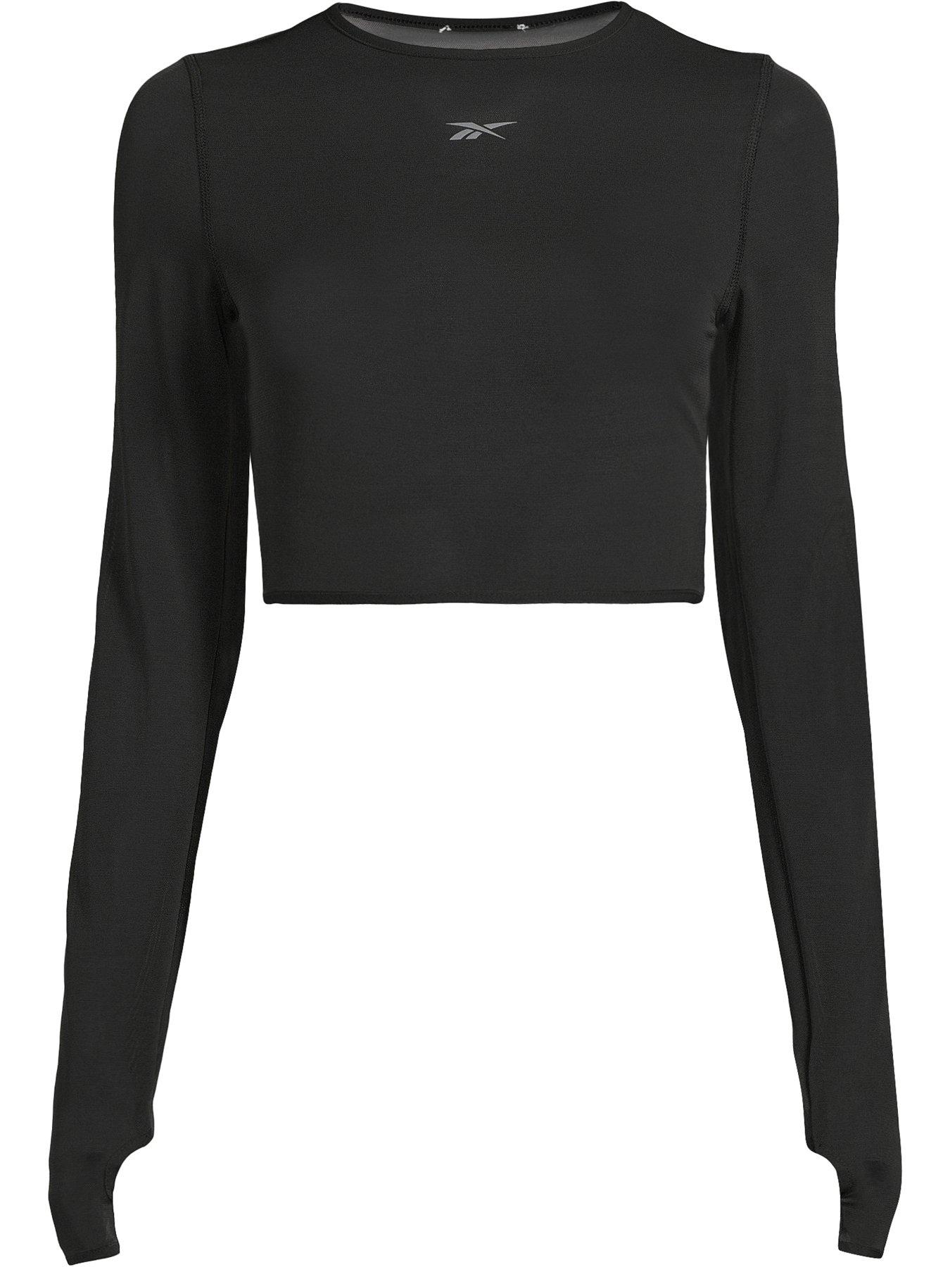 reebok-womens-training-lux-contour-studio-mesh-long-sleeve-top-blackdetail