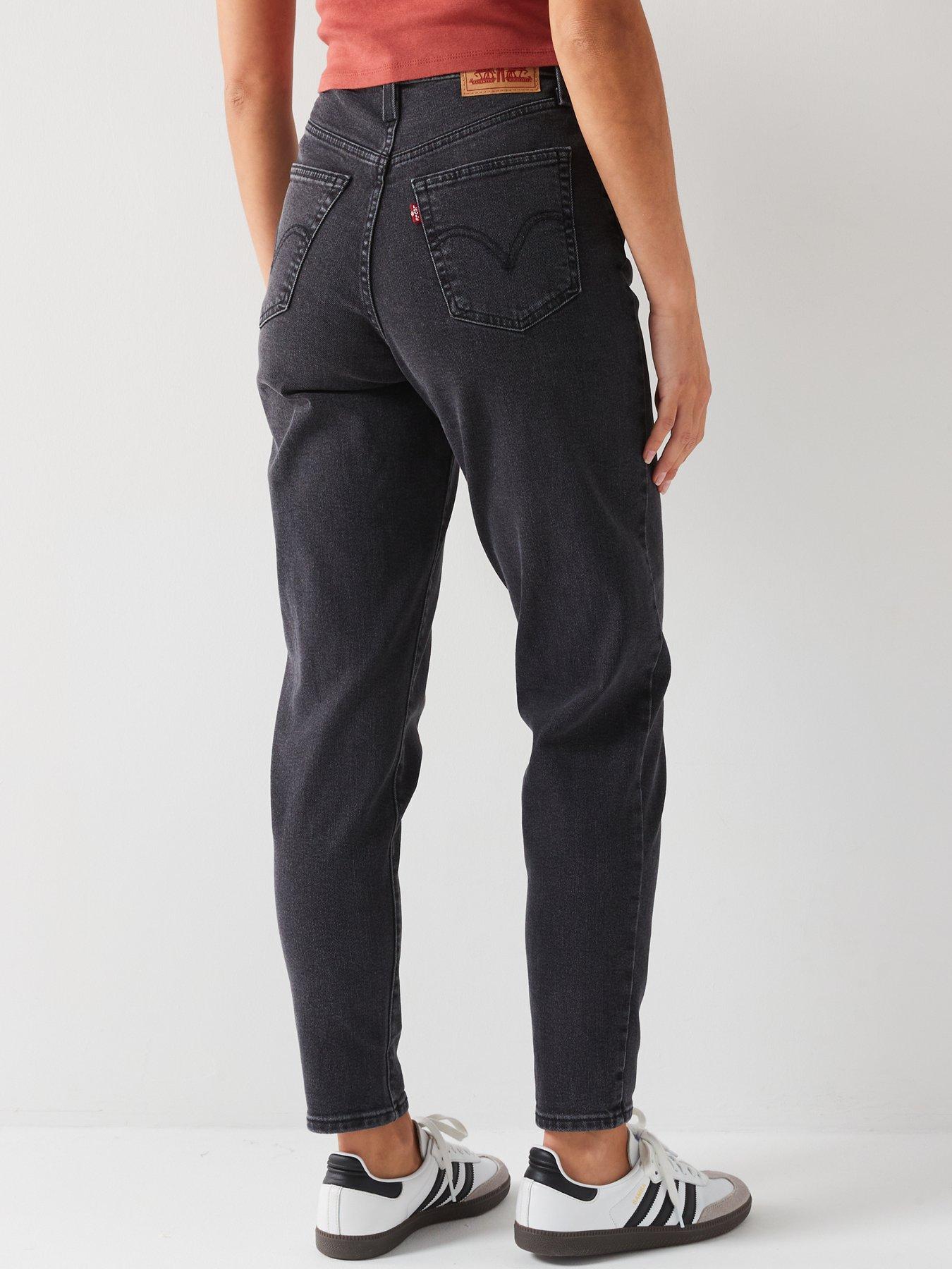 Image 2 of 5 of Levi's High Waisted Mom Jeans - Say No Go Grey