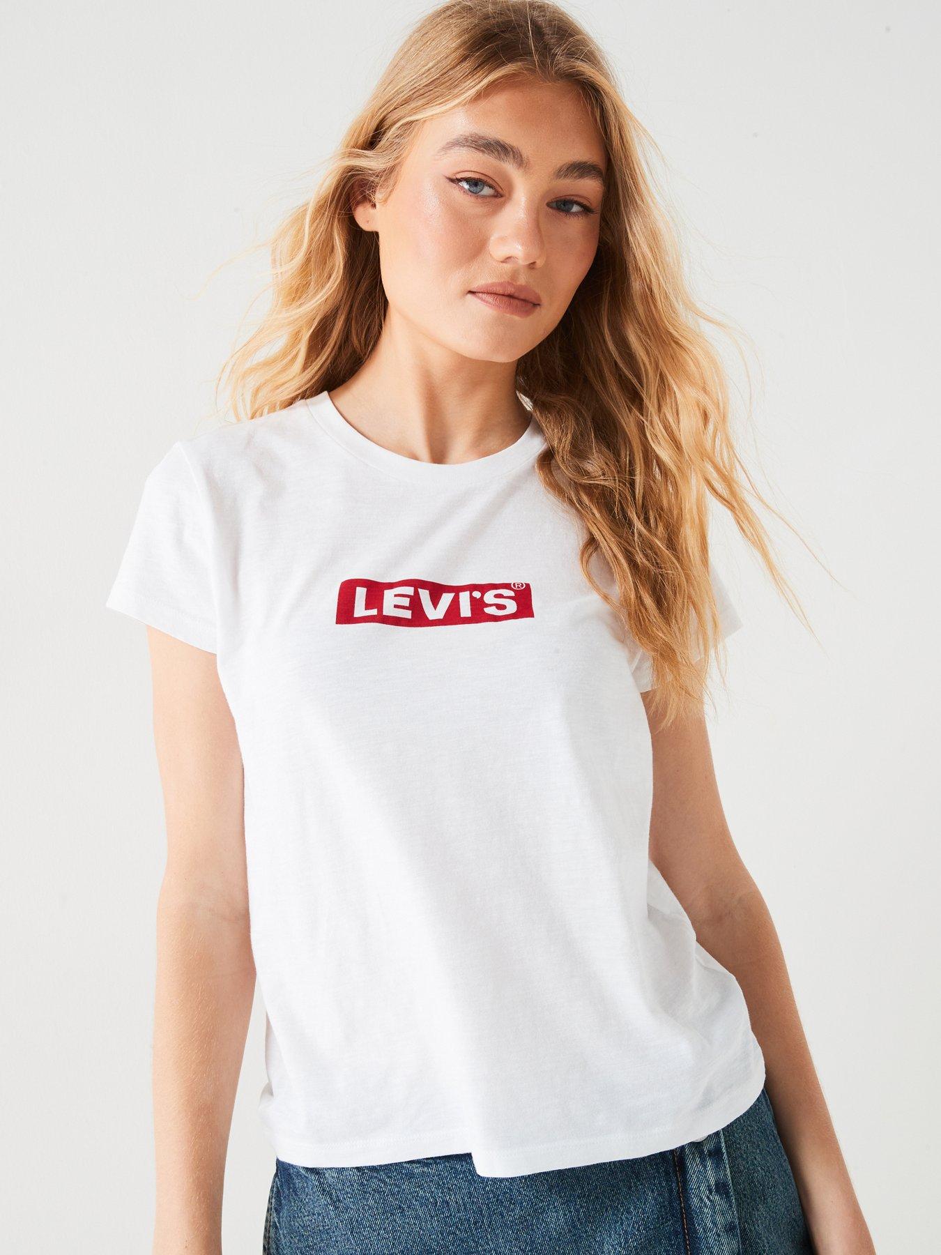 Levis box logo t shirt best sale